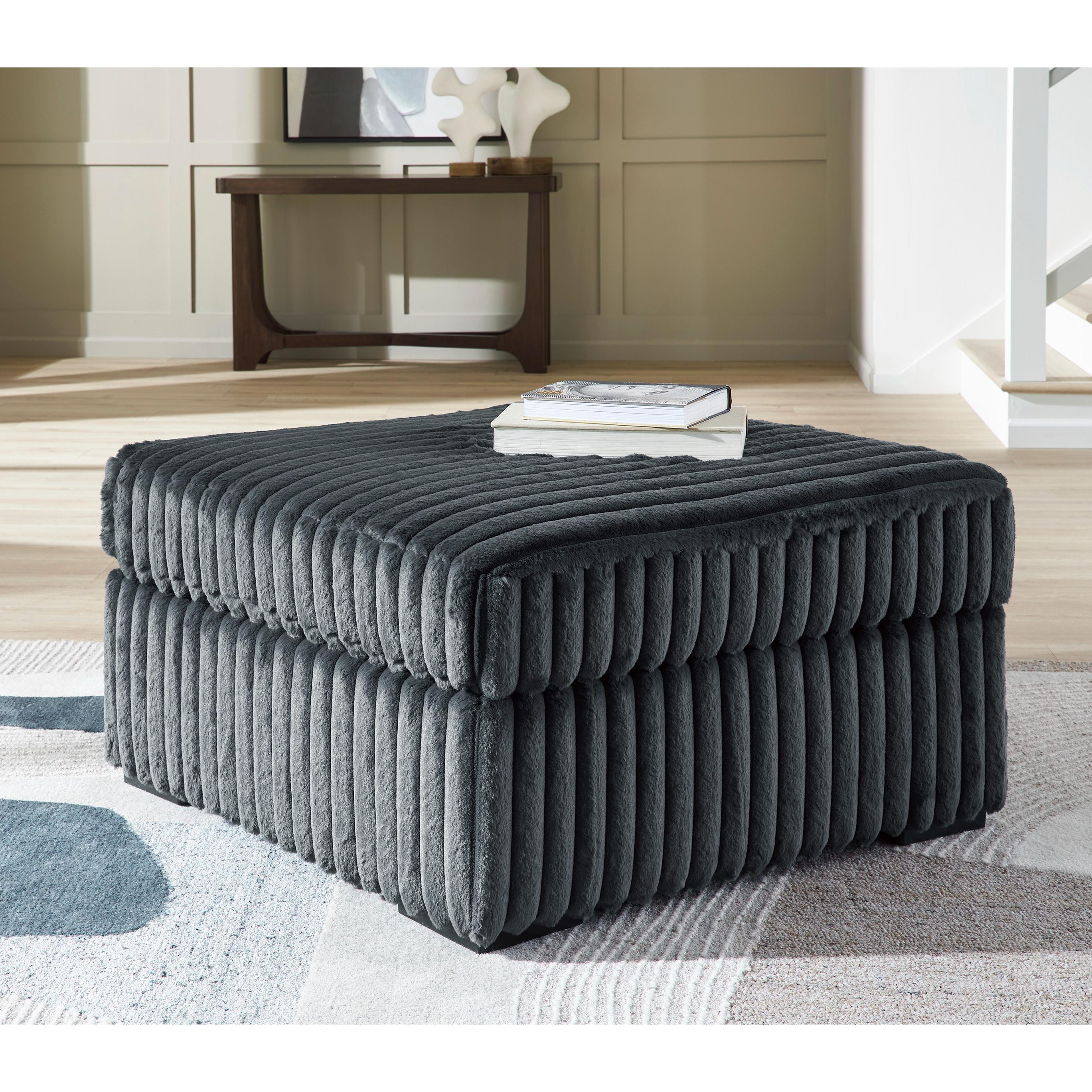  Signature Design by Ashley Midnight-Madness 9810508 Oversized Accent Ottoman IMAGE 4