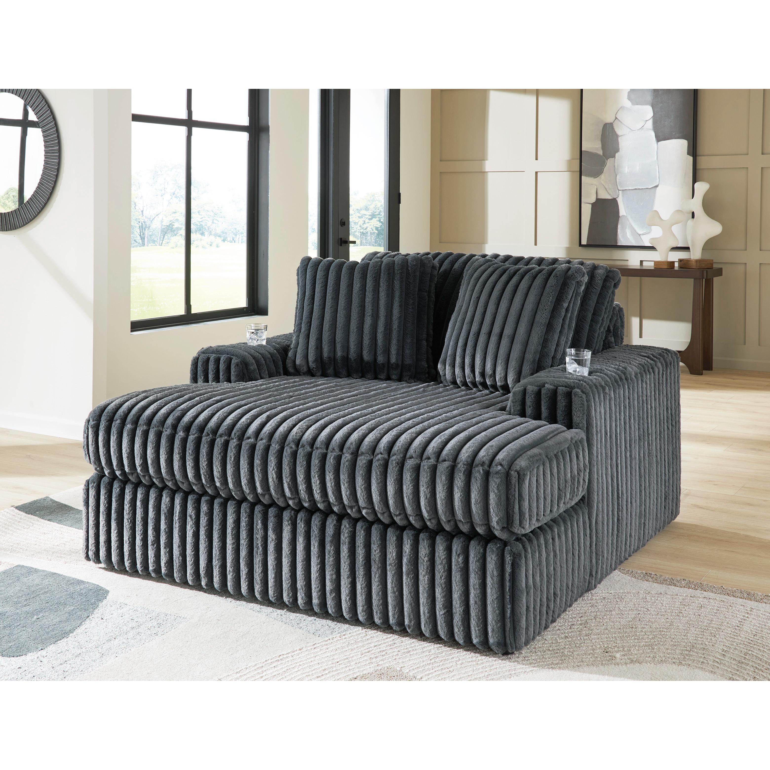  Signature Design by Ashley Midnight-Madness 9810515 Oversized Chaise IMAGE 1