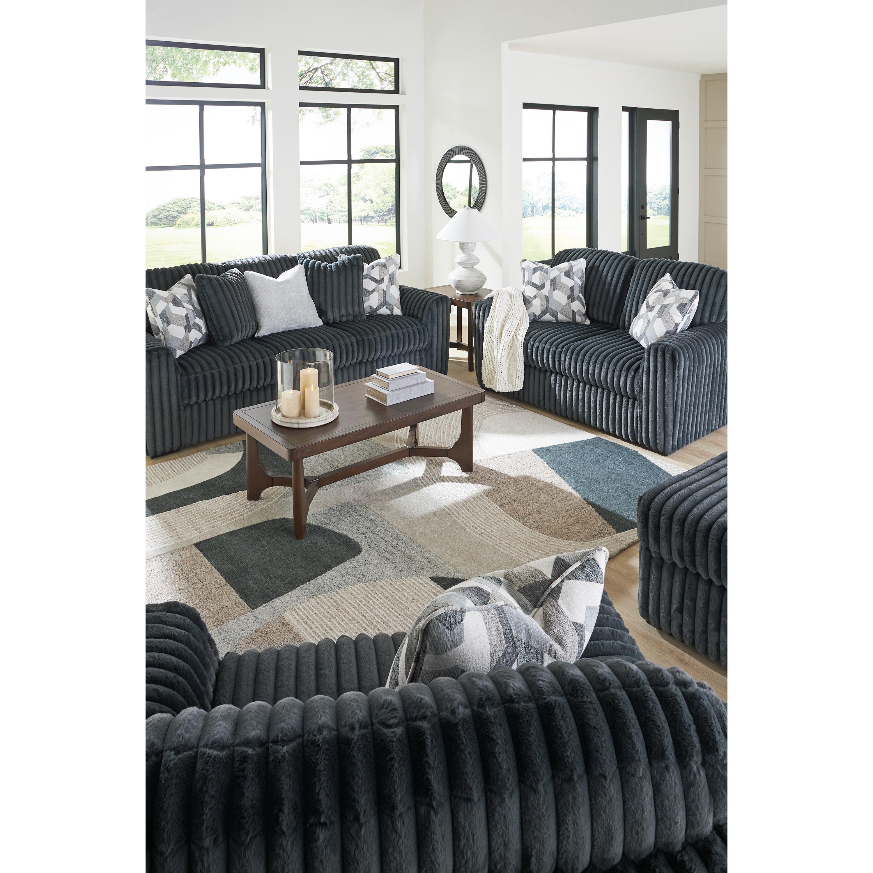  Signature Design by Ashley Midnight-Madness 9810523 Chair and a Half IMAGE 6