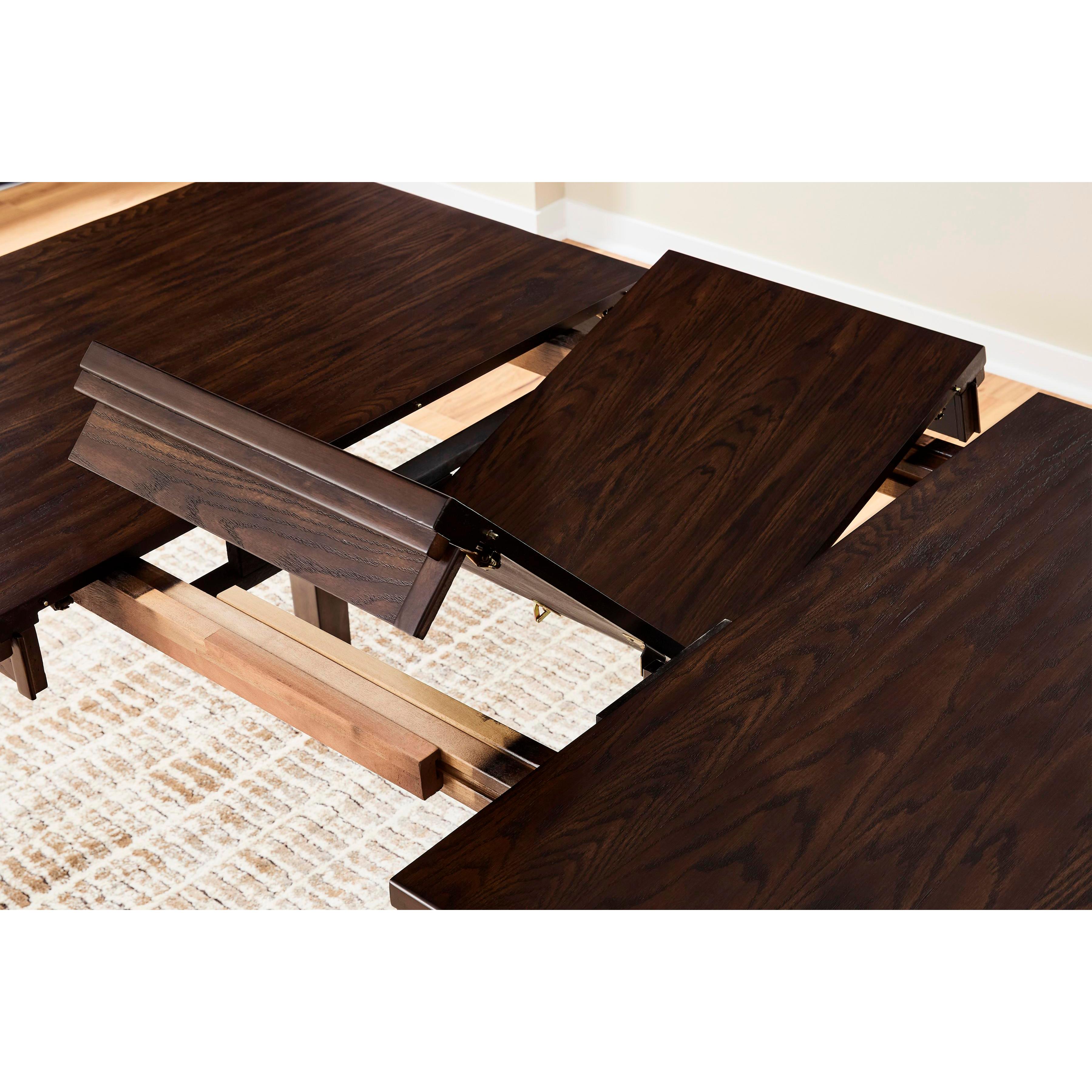  Signature Design by Ashley Haddigan D596-32 Dining Room Counter Butterfly Extension Table IMAGE 6