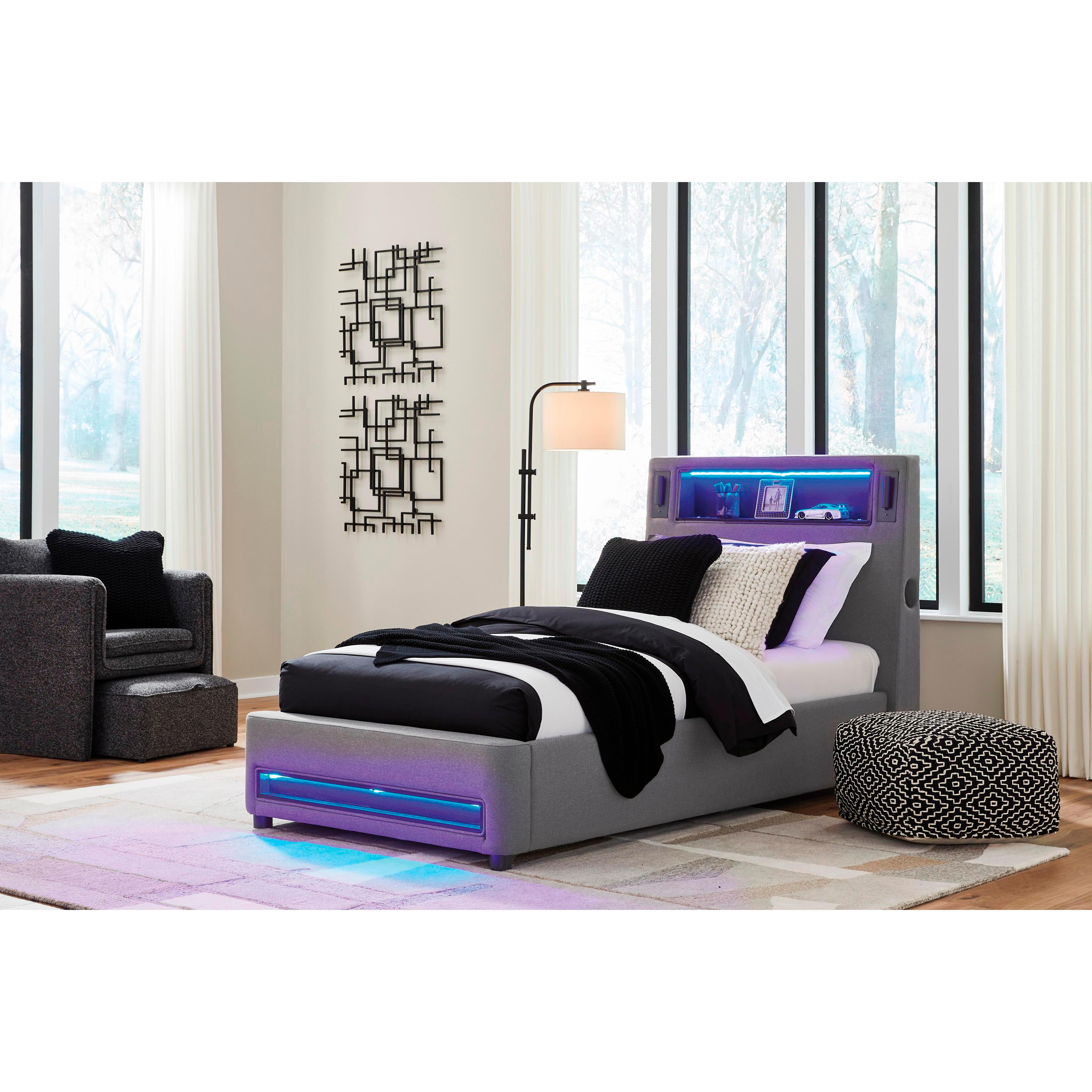  Signature Design by Ashley Verishaw PCB2721B23 Twin Upholstered Bed IMAGE 10