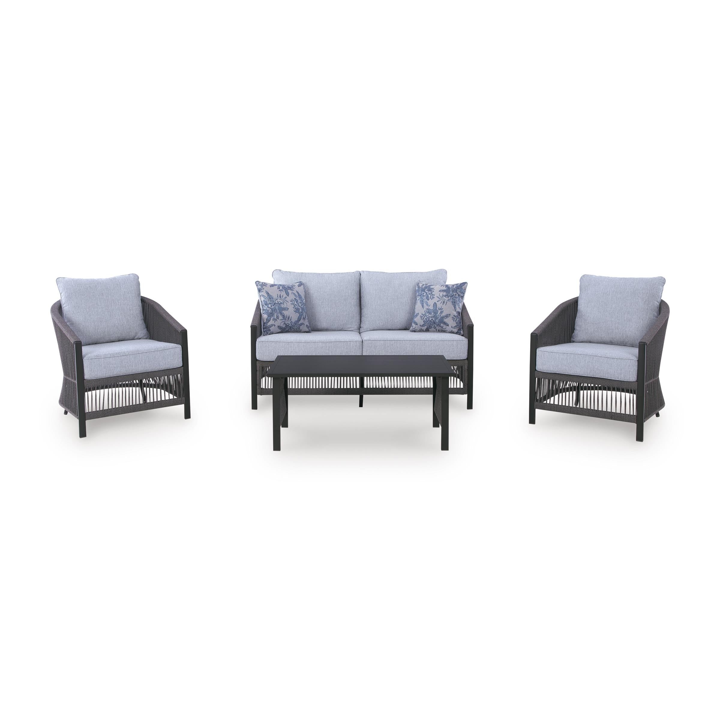  Signature Design by Ashley Bridges Beach PCP391-080 Love/Chairs/Table Set IMAGE 2