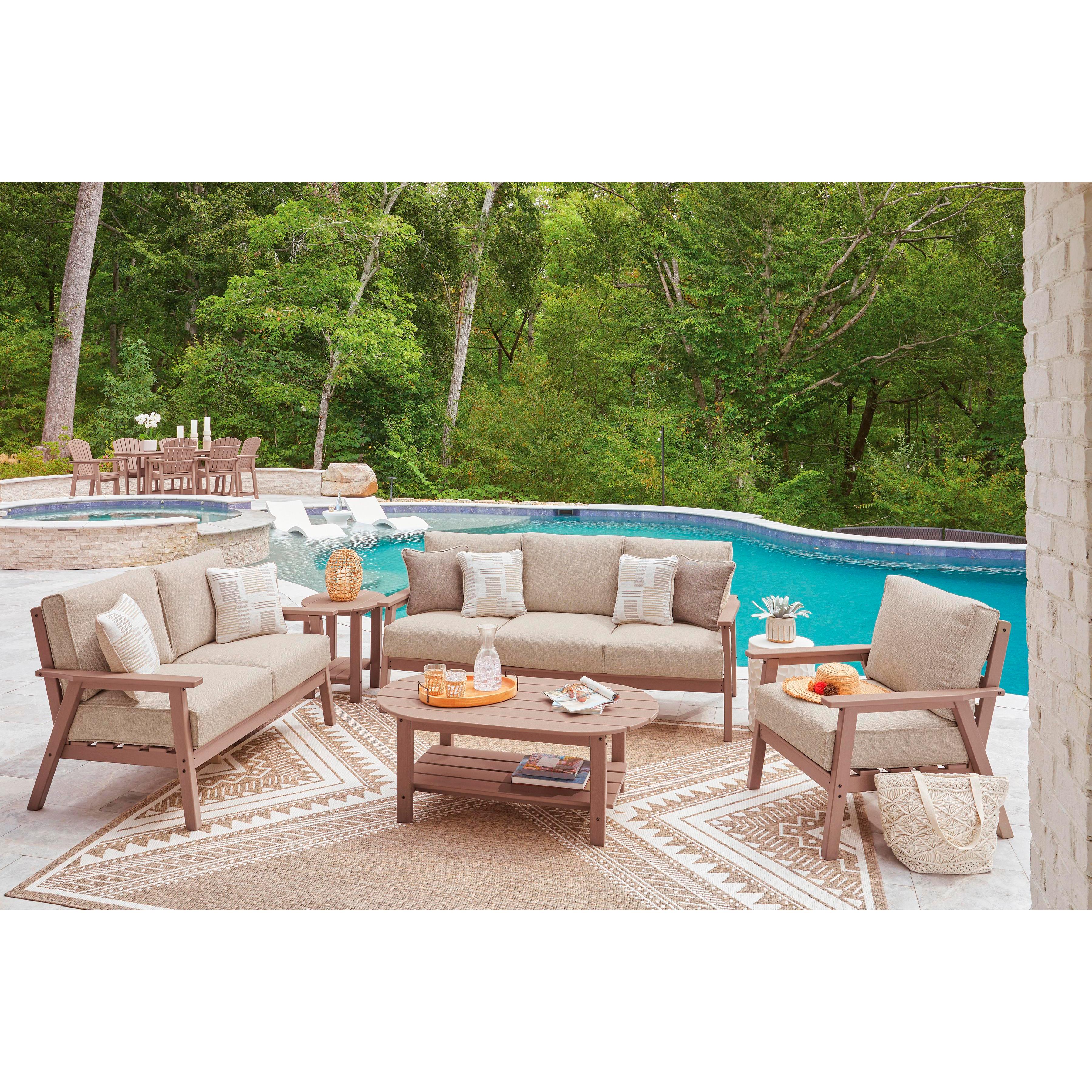  Signature Design by Ashley Grover Beach PCP422-706 Oval End Table IMAGE 8