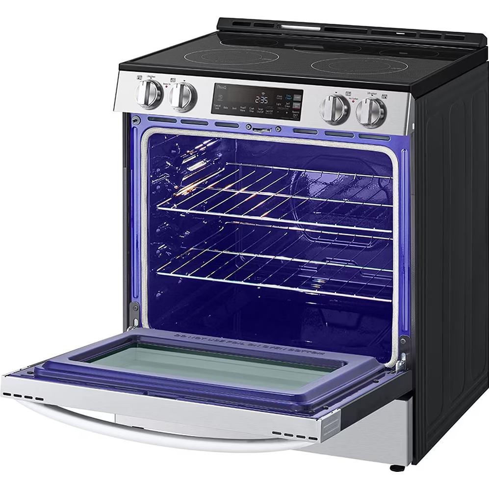  LG 30-inch Slide-in Smart Electric Range with Wi-Fi LSEL6331XE IMAGE 6