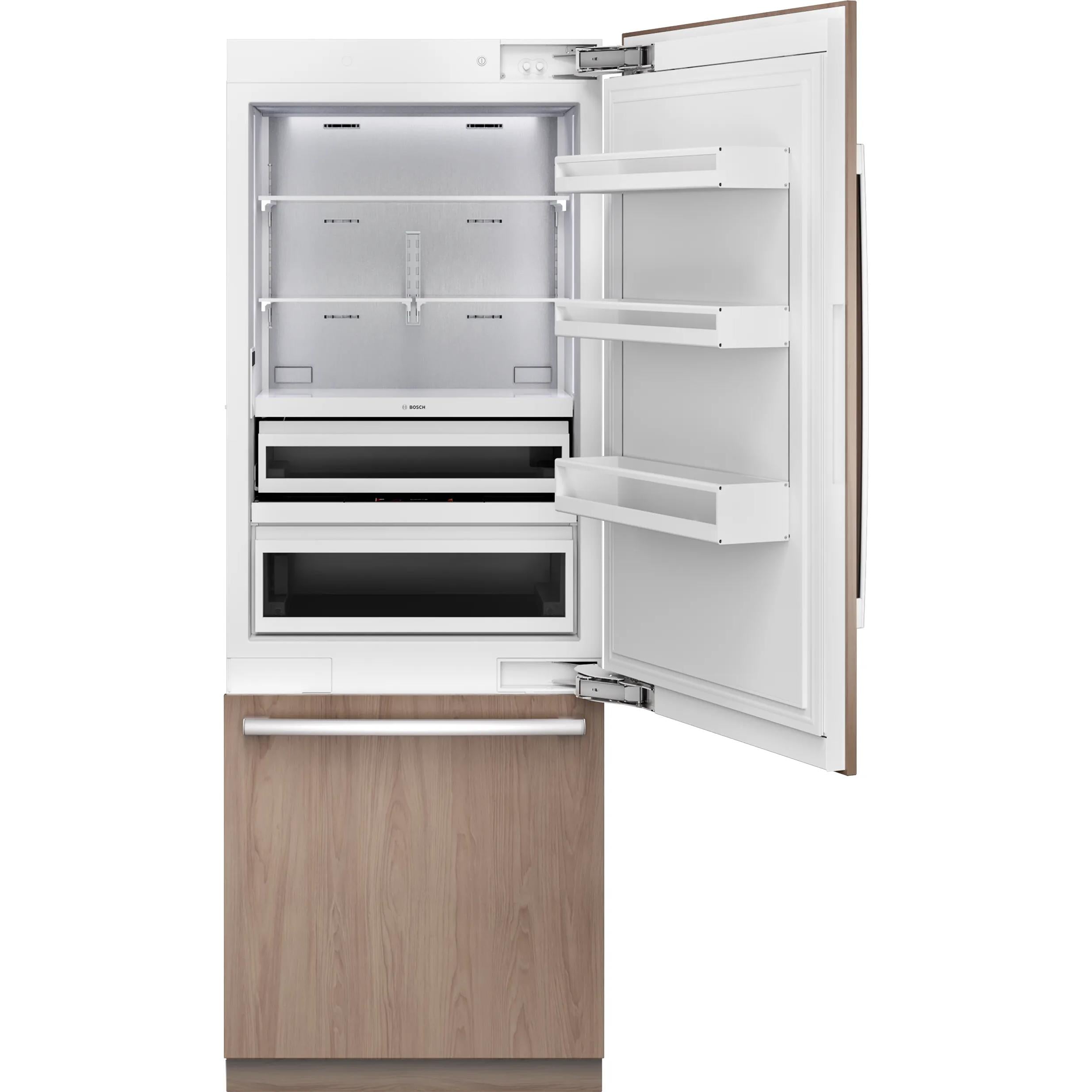  Bosch 30-inch, 16.5 cu.ft. Built-in Bottom Freezer with Wi-Fi Connect B30IB100SP IMAGE 2