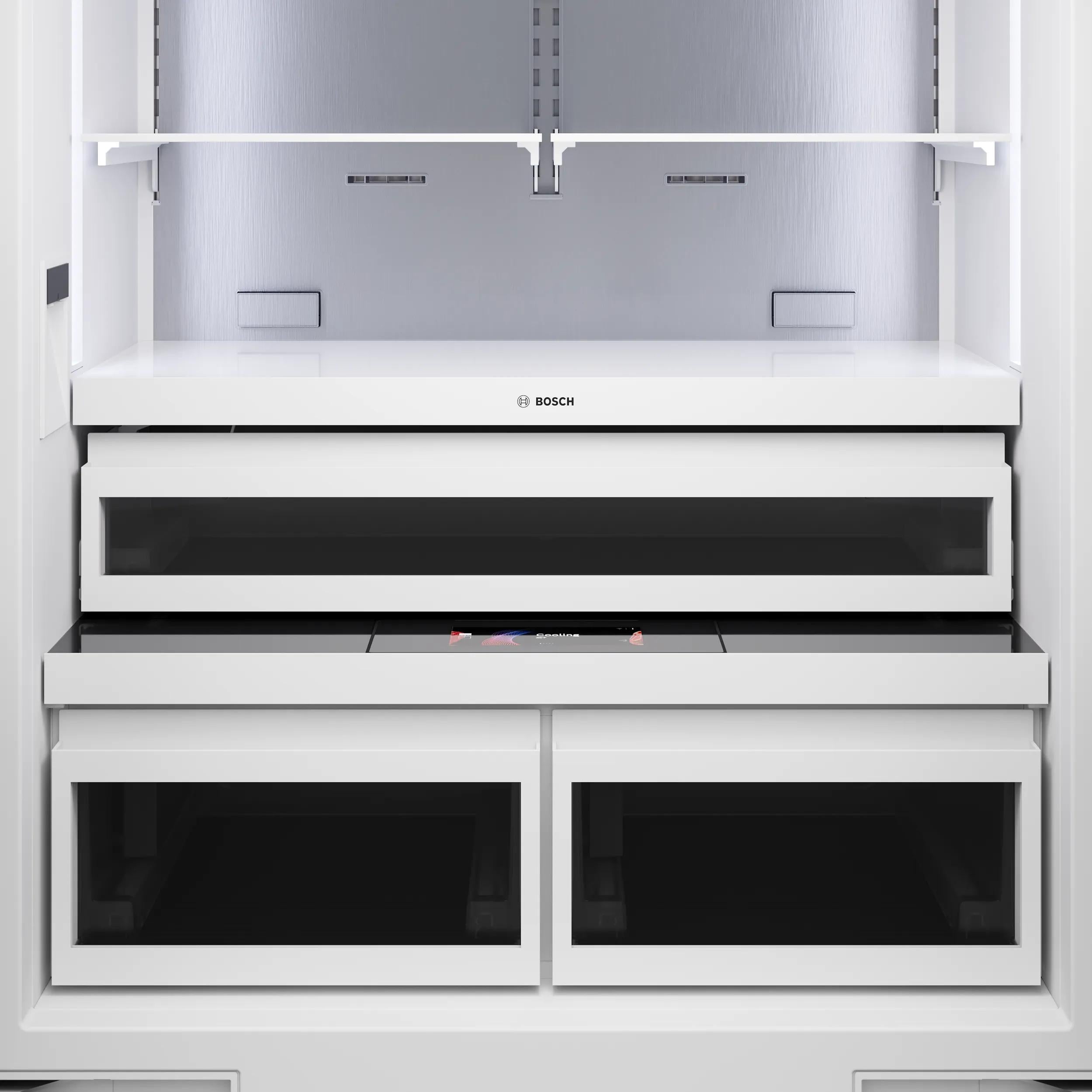  Bosch 36-inch, 20.1 cu.ft. Built-in Bottom Freezer with Wi-Fi Connect B36BT130NS IMAGE 9