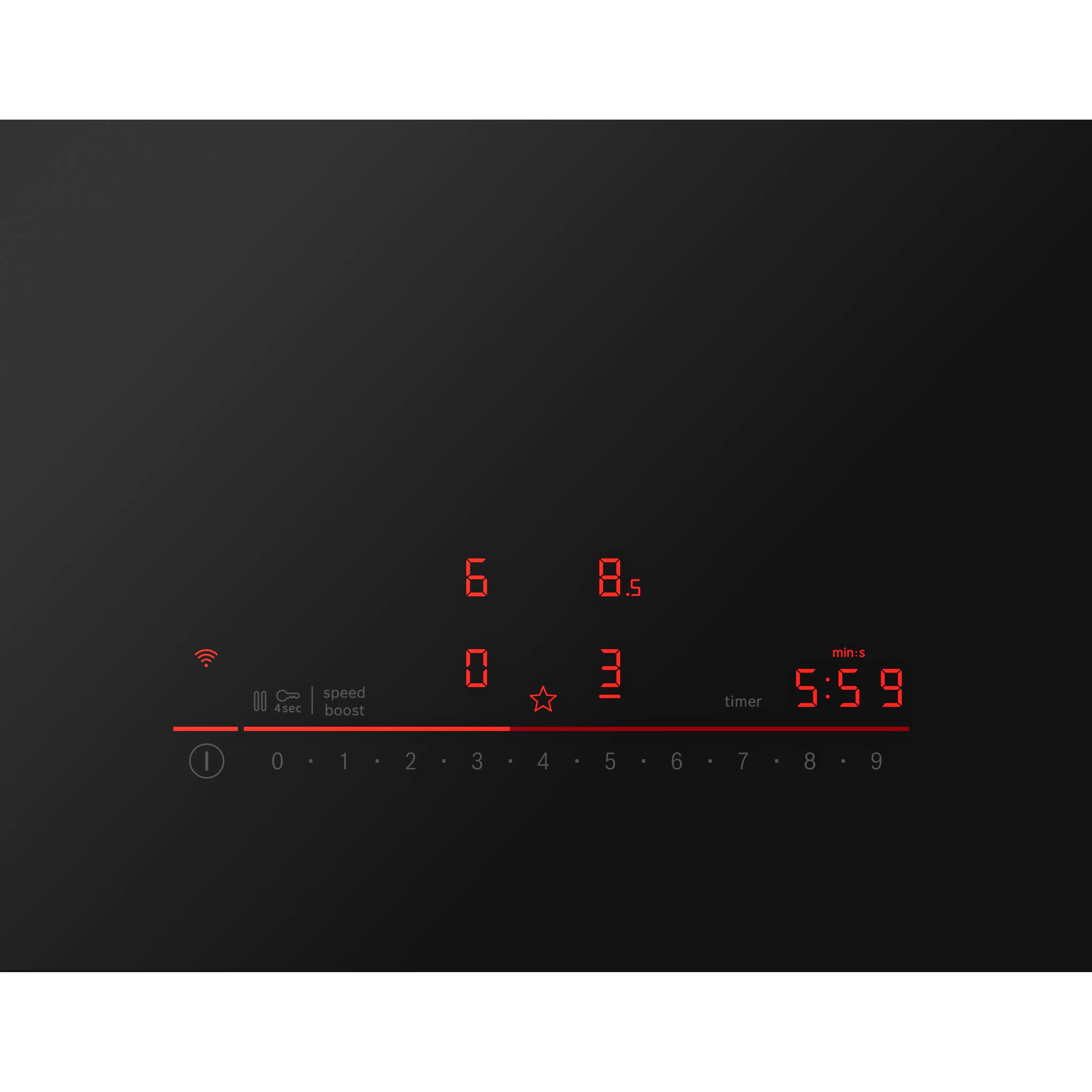  Bosch 30-inch Built-in Induction Cooktop with SpeedBoost® NIT5063UC IMAGE 3