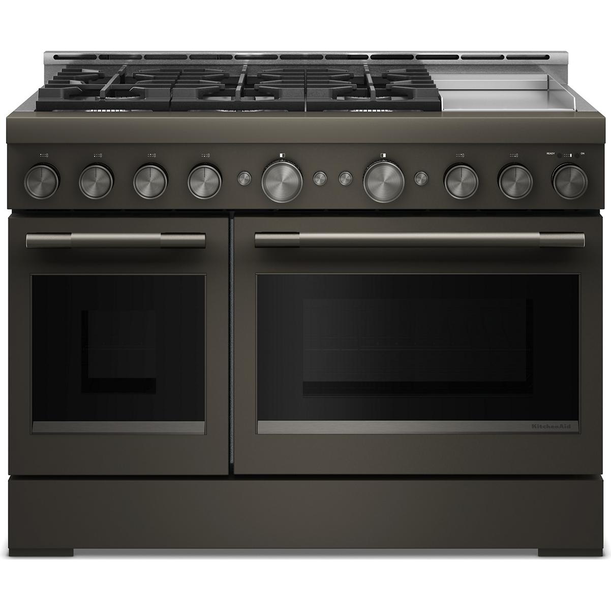  KitchenAid 48-inch Freestanding Gas Range with 6 Burners and Griddle KFGD948SBE IMAGE 1