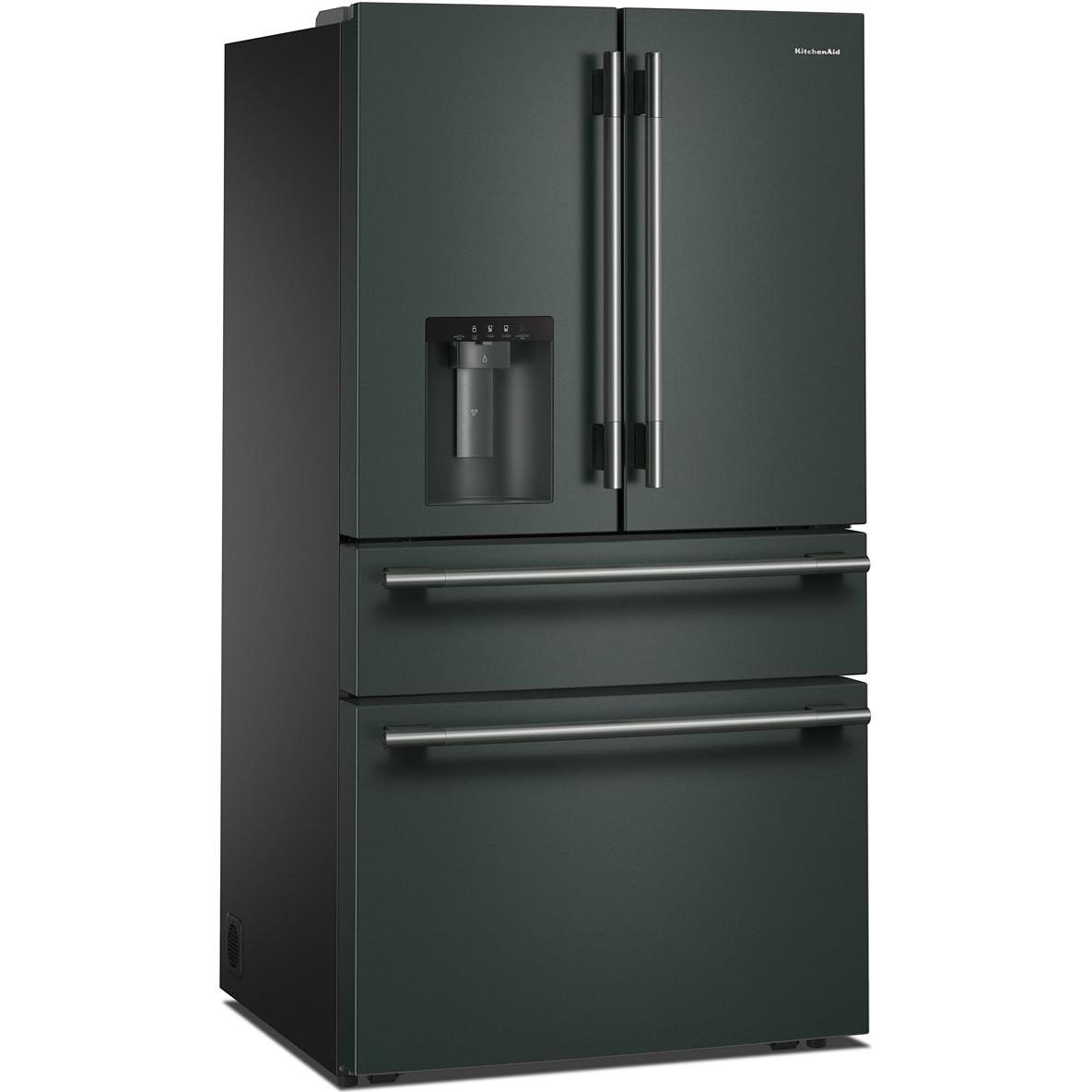  KitchenAid 36-inch, 29.51 cu. ft. Freestanding French 4-Door Refrigerator with Water and Ice Dispensing System KRMF436SJP IMAGE 6