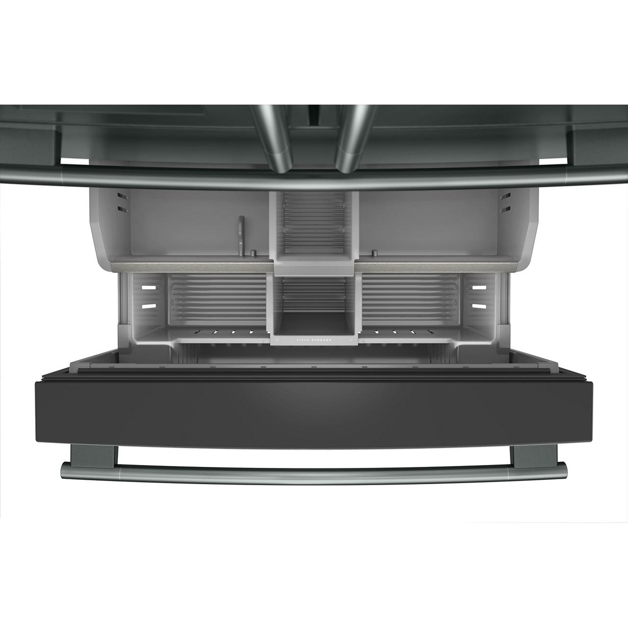  KitchenAid 36-inch, 29.51 cu. ft. Freestanding French 4-Door Refrigerator with Water and Ice Dispensing System KRMF436SJP IMAGE 8