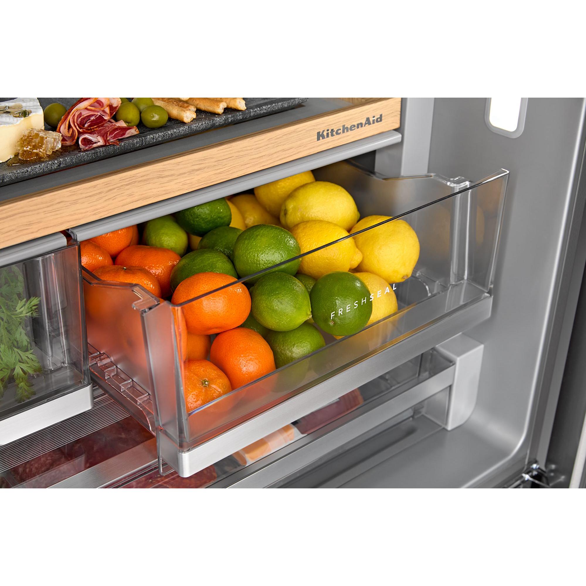  KitchenAid 36-inch French 3-Door Refrigerator with Water and Ice Dispensing System KRFF436SJP IMAGE 5