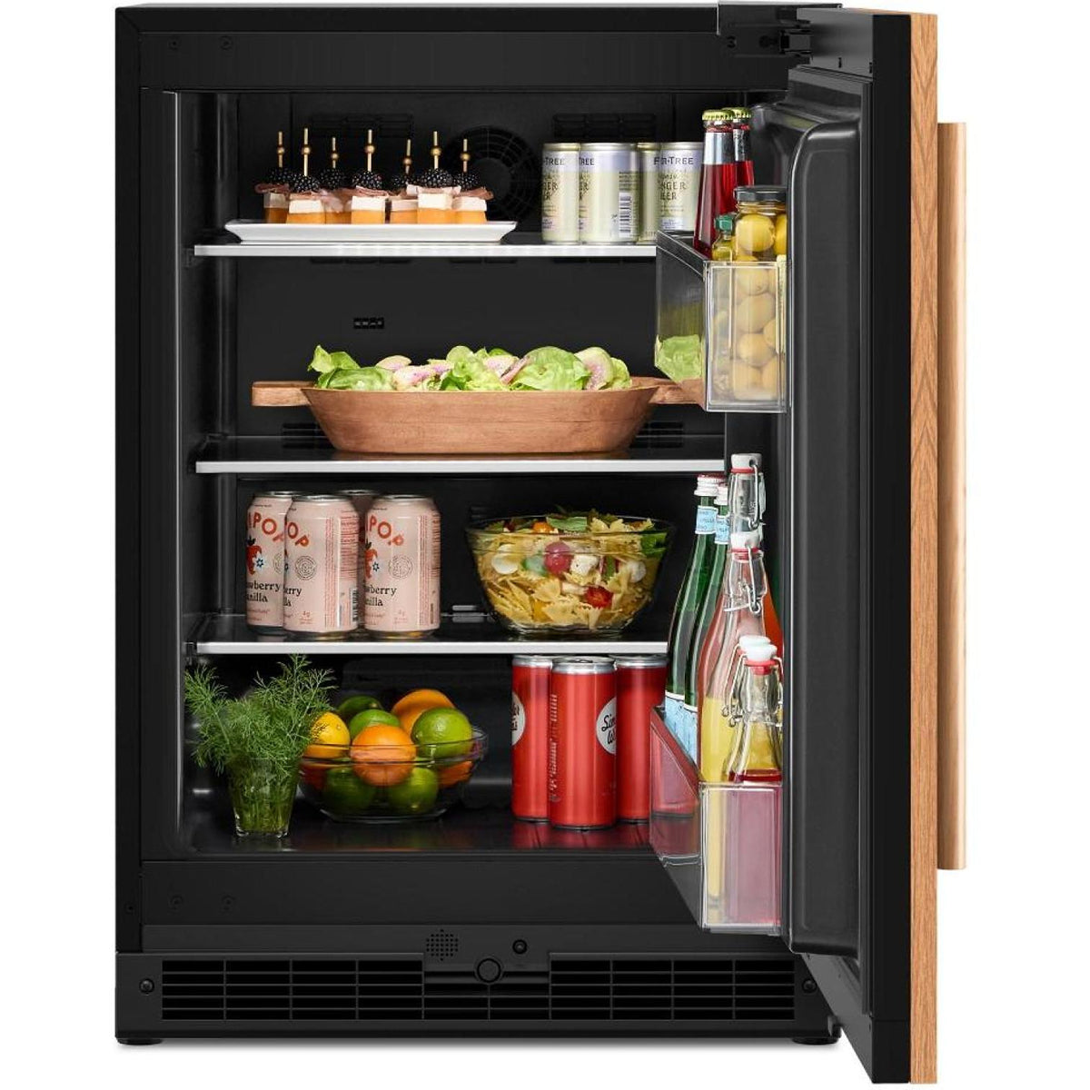  KitchenAid 24-inch, 5.0 cu. ft. Undercounter Refrigerator with Ultra-Bright LED Lighting KURR124SPA IMAGE 3