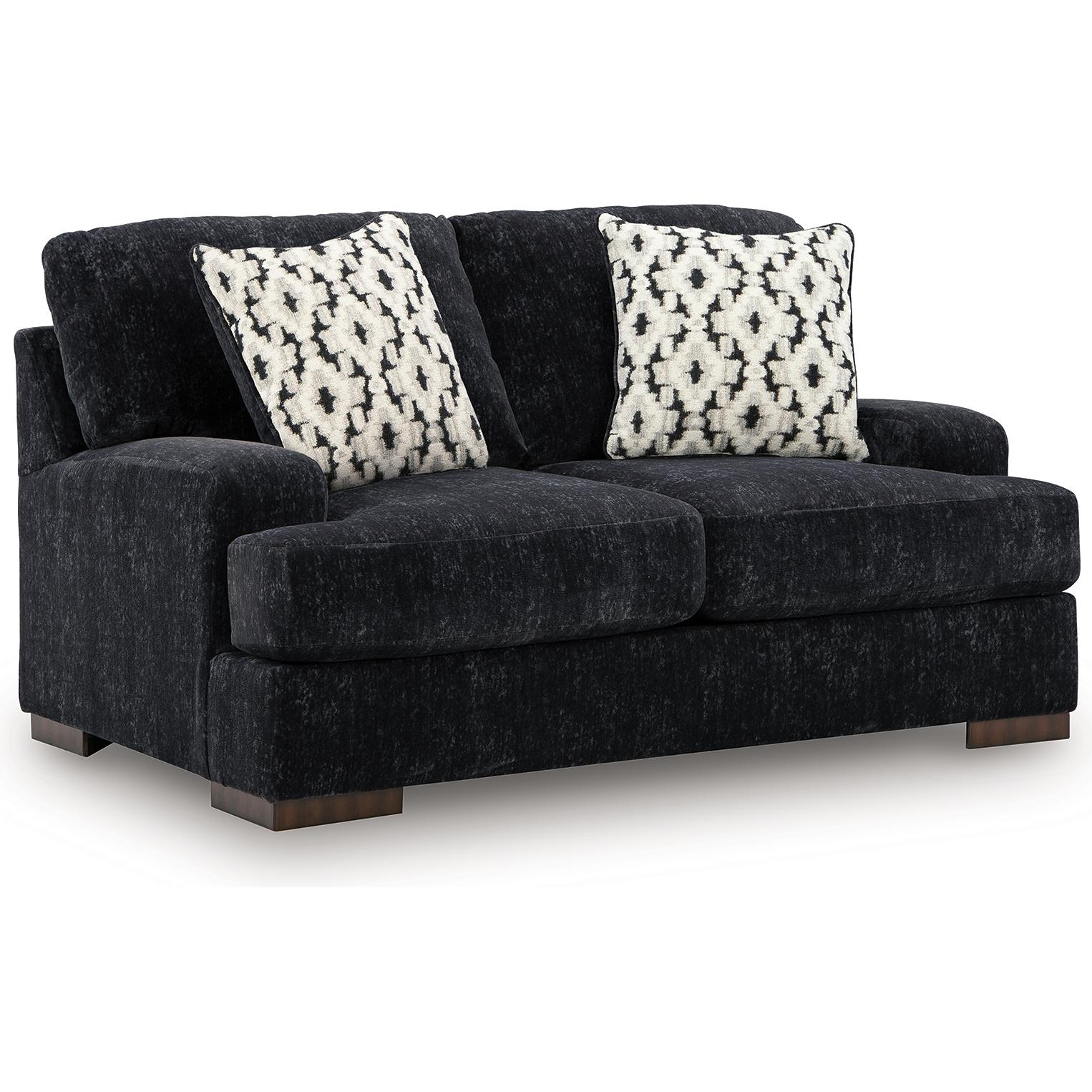  Benchcraft Whitmore Manor Stationary Fabric Loveseat 8040435 IMAGE 1
