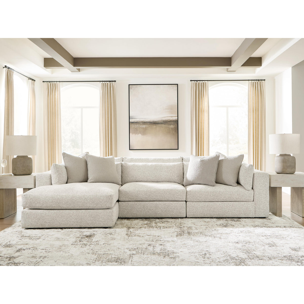  Signature Design by Ashley Ashbourne Estate 3 pc Sectional PC6600416/PC6600446/PC6600465 IMAGE 1