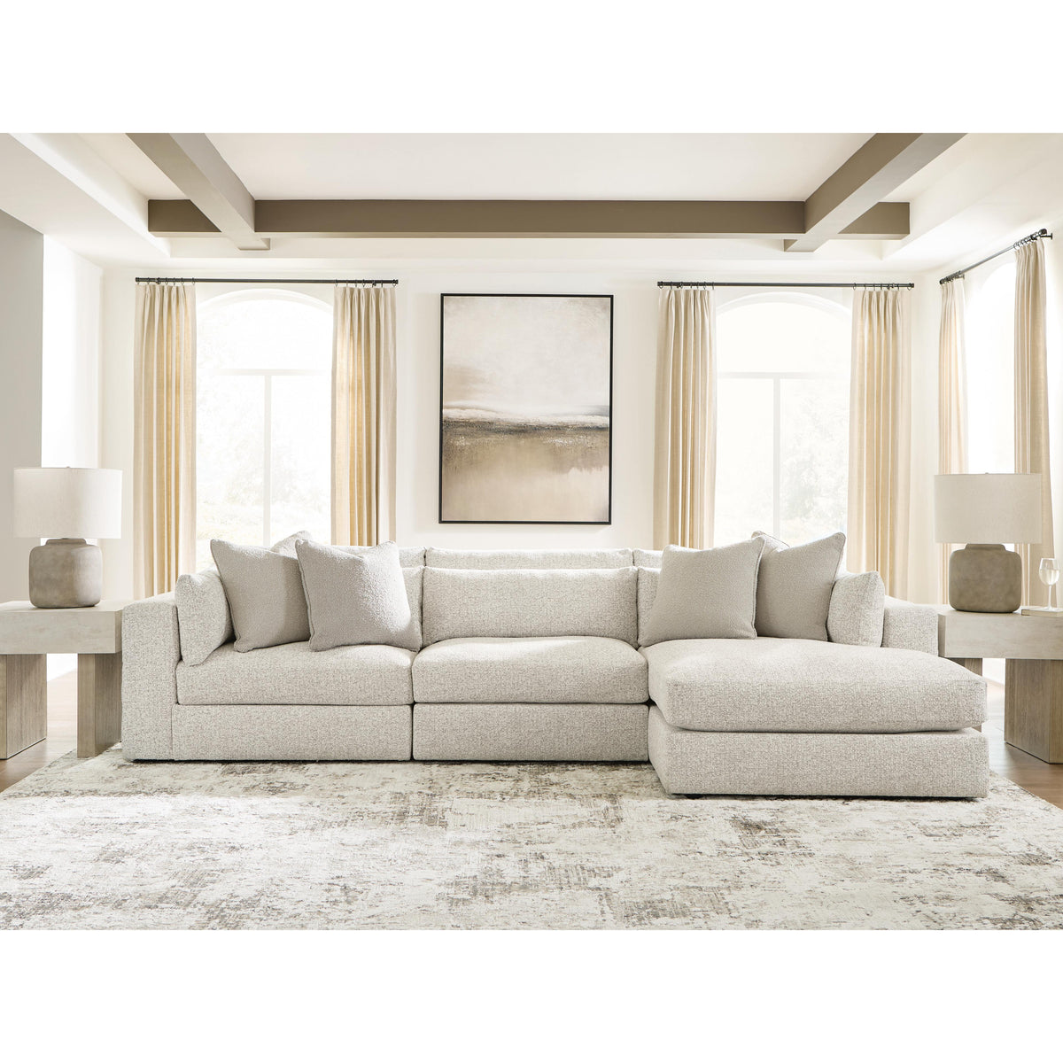  Signature Design by Ashley Ashbourne Estate 3 pc Sectional PC6600417/PC6600446/PC6600464 IMAGE 1