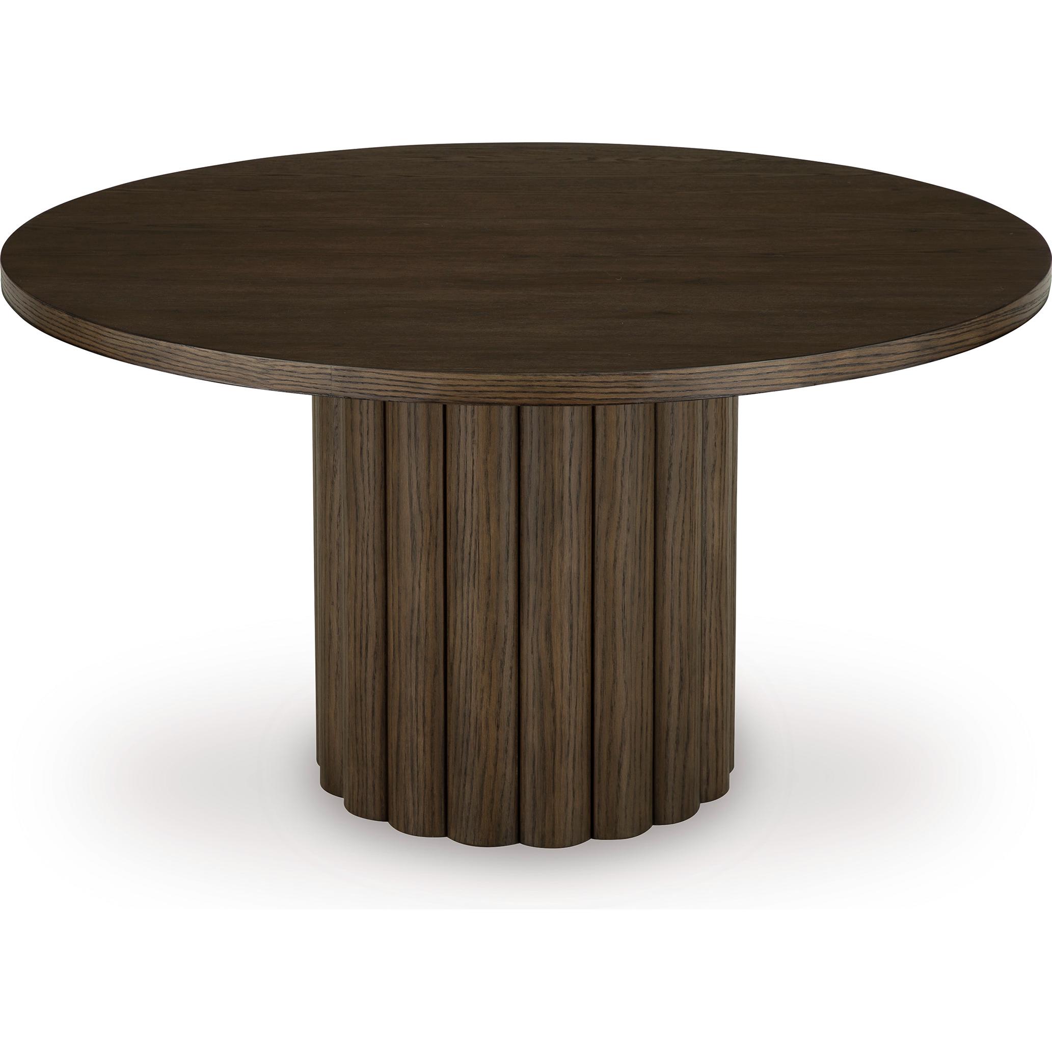  Signature Design by Ashley Round Radkin Dining Table PCD843-50 IMAGE 1