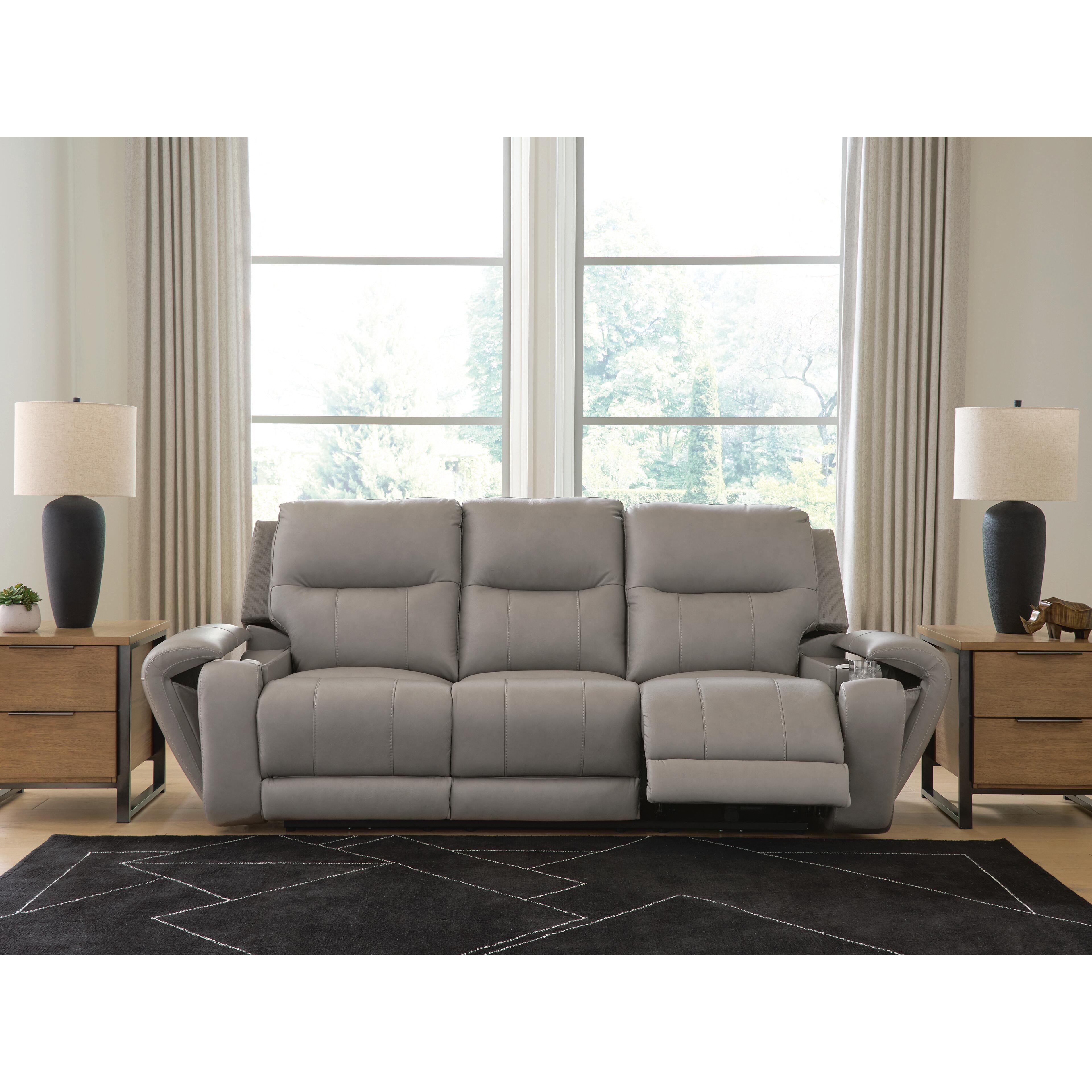  Signature Design by Ashley Real-Moments Power Reclining Sofa PCU1370015A IMAGE 6