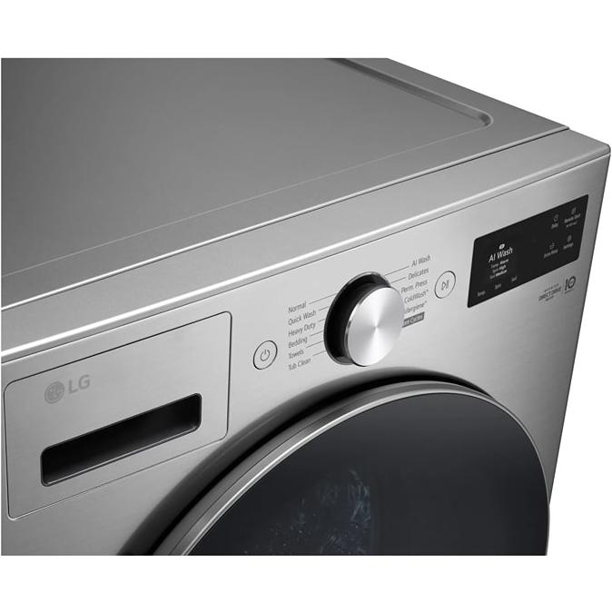  LG Mega Capacity Smart Front Load Washer with TurboWash® 360° WM5800HVA IMAGE 7