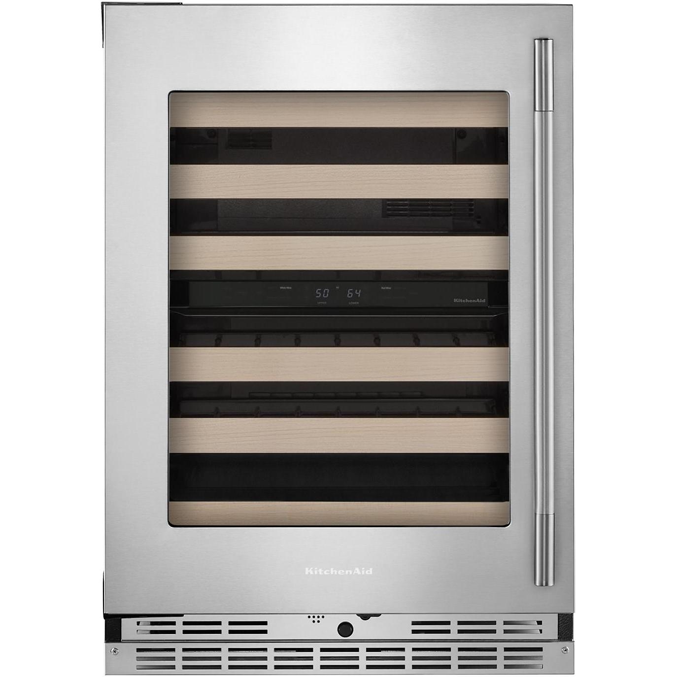  KitchenAid 46-Bottle Wine Cellar KUWL524SPS IMAGE 1