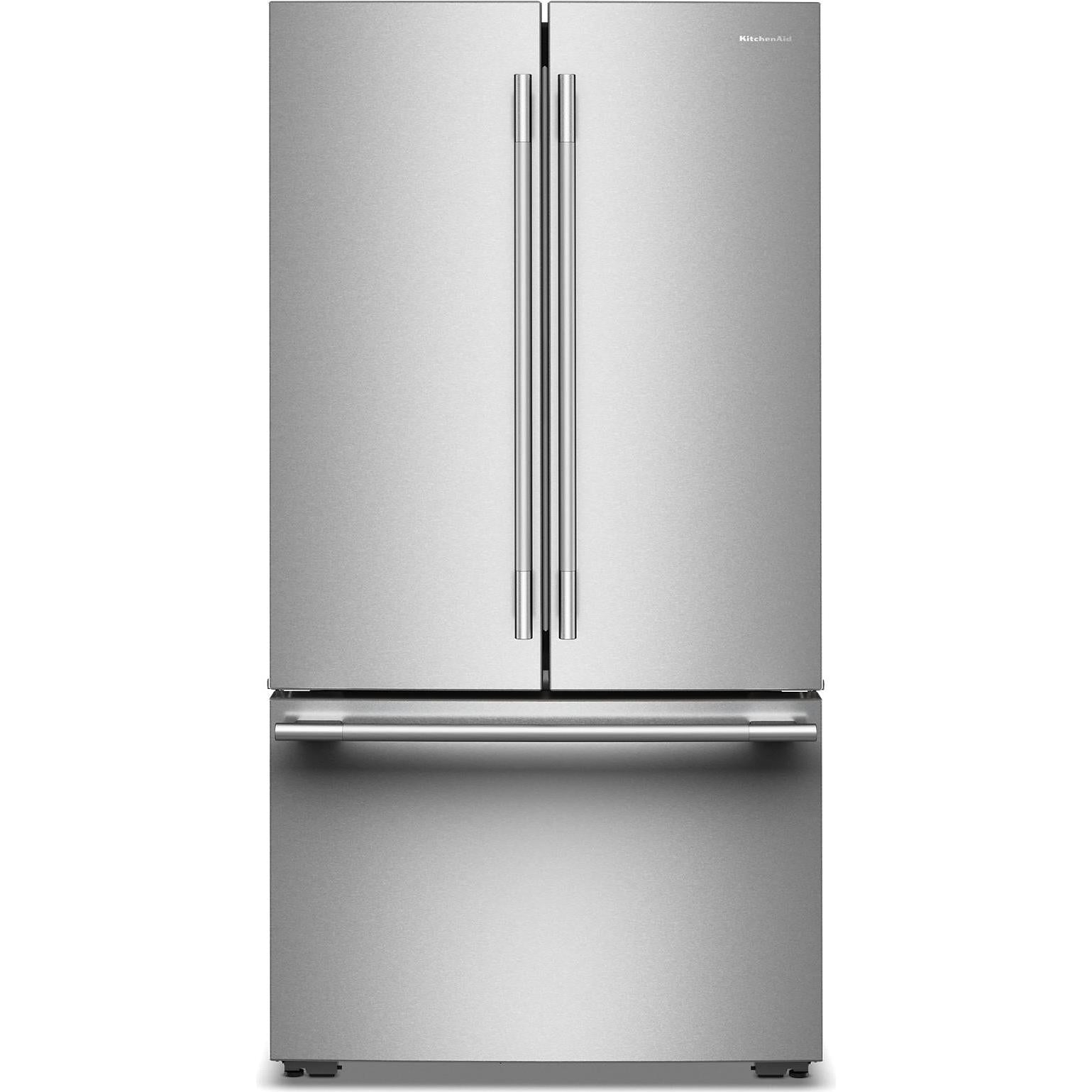  KitchenAid 36-inch, 24.8 cu. ft. Counter-Depth French 3-Door Refrigerator with Internal Water Dispenser KRFC336SPS IMAGE 1