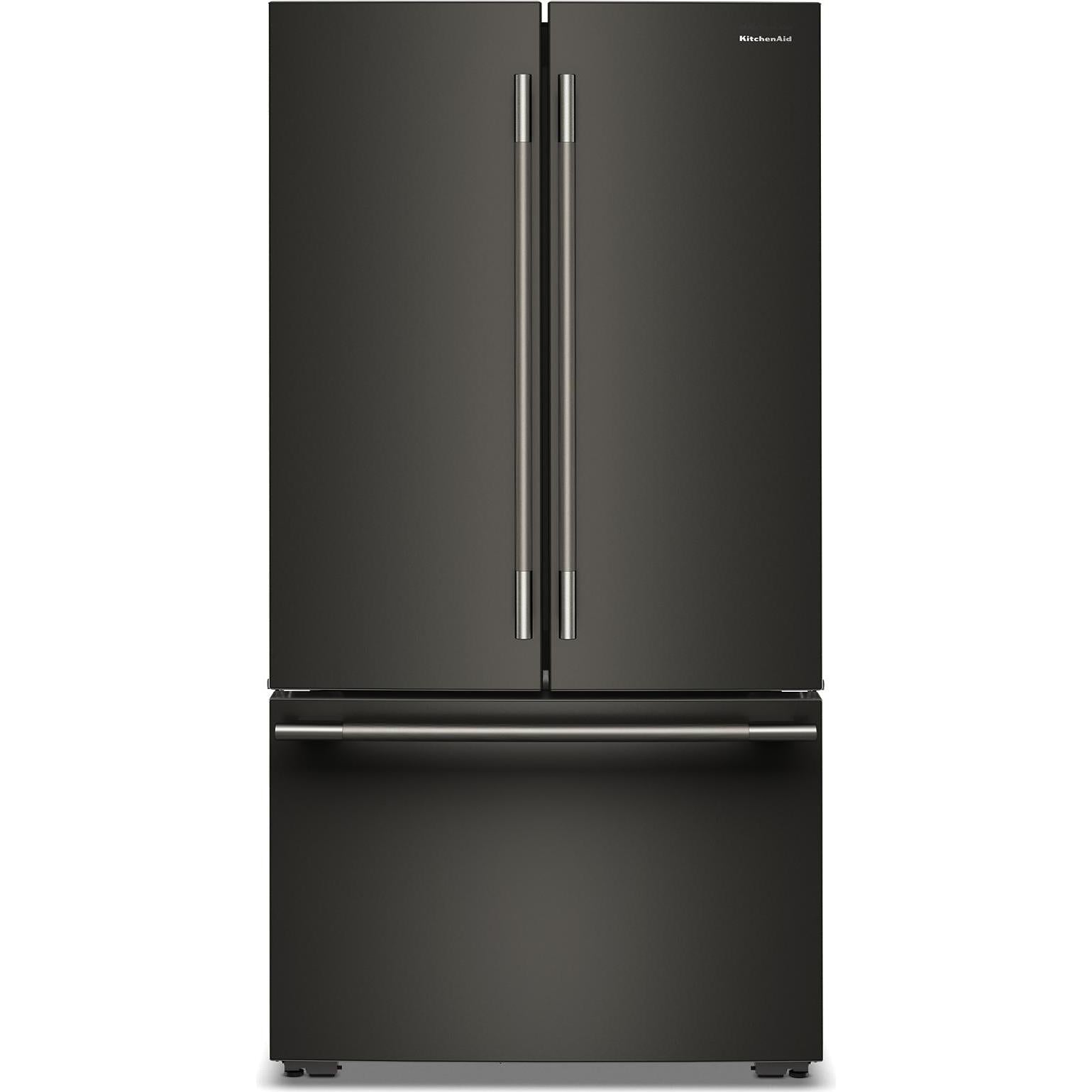  KitchenAid 36-inch, 24.8 cu. ft. Counter-Depth French 3-Door Refrigerator with Internal Water Dispenser KRFC336SBE IMAGE 1