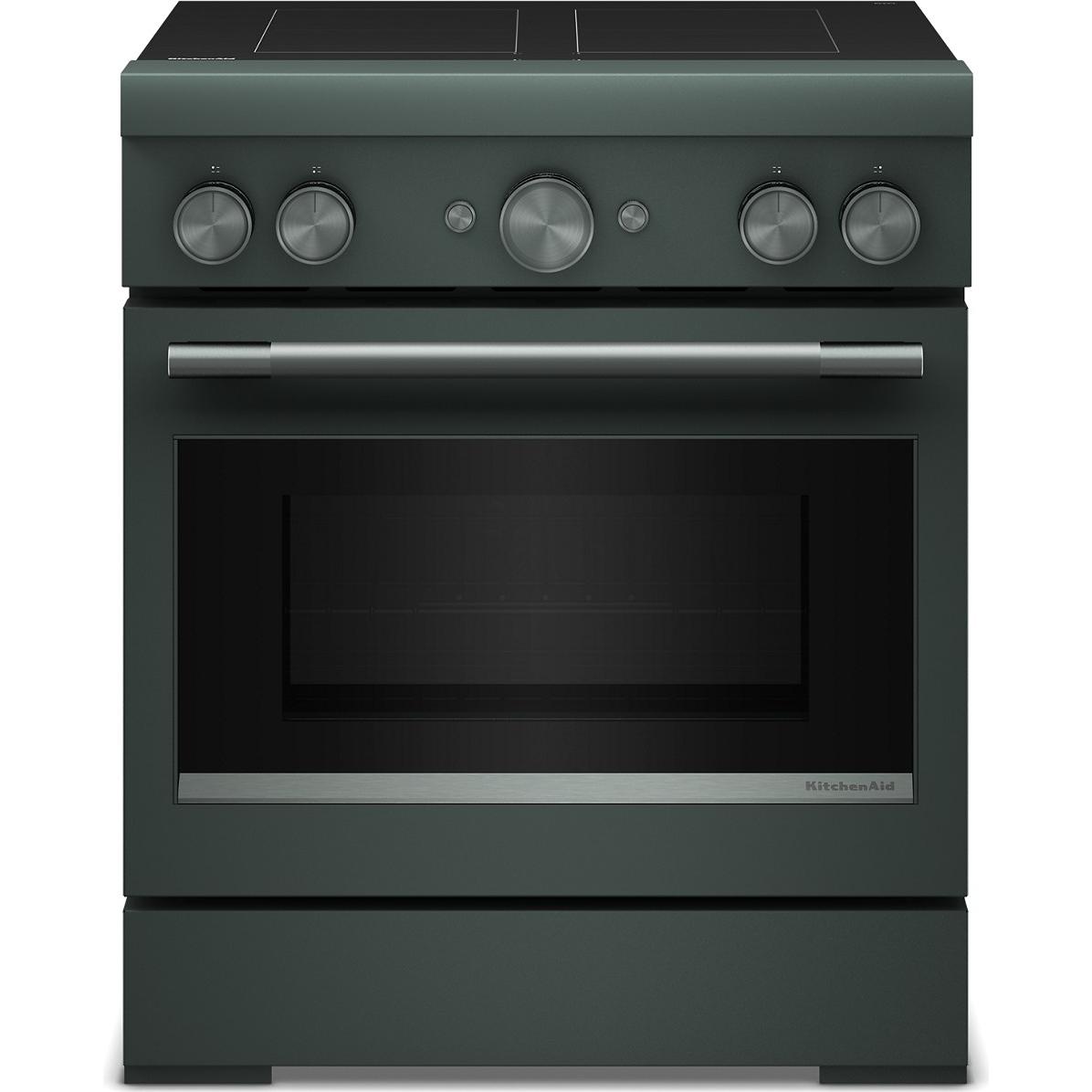  KitchenAid 30-inch Freestanding Induction Range with 4 Elements KFIS930SJP IMAGE 1