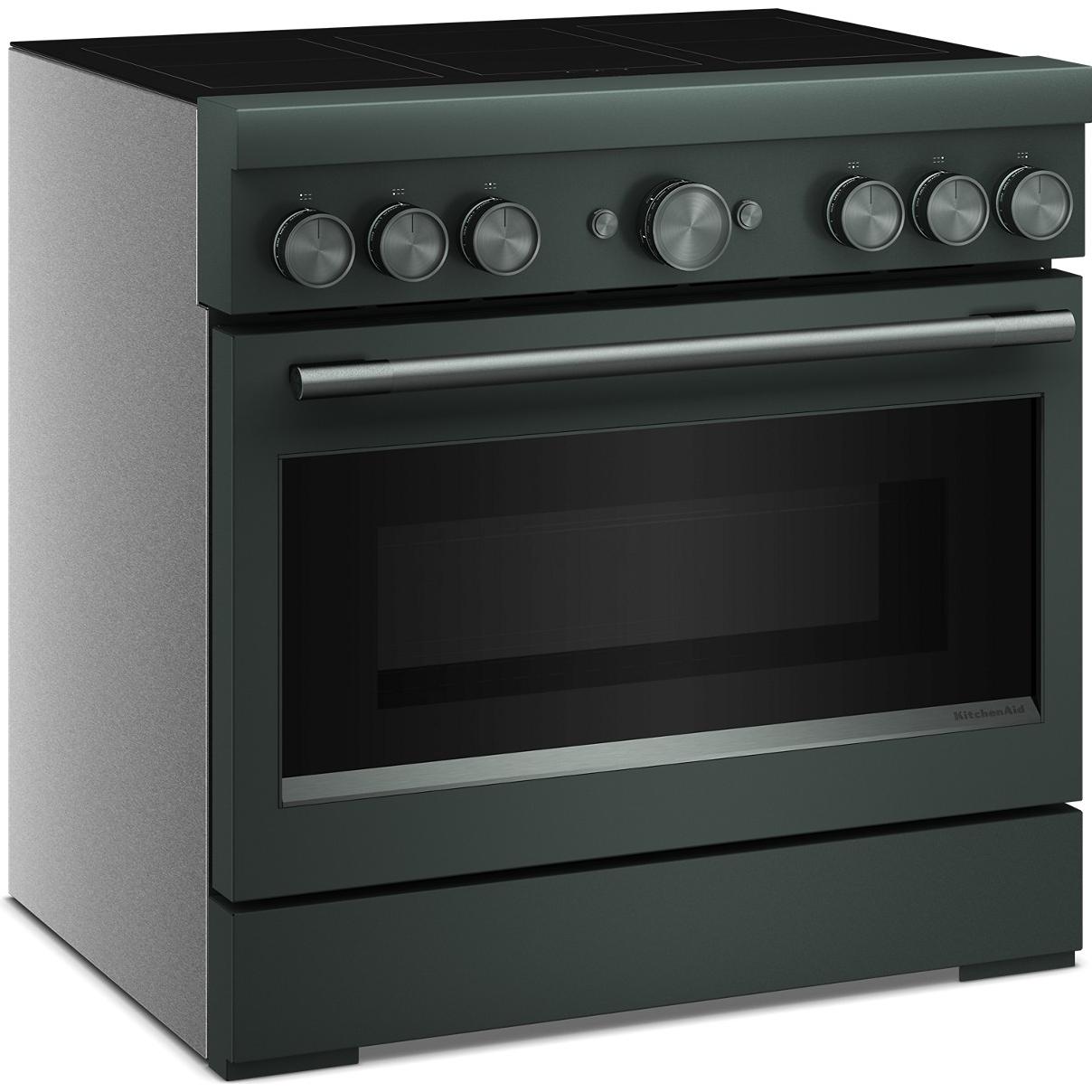  KitchenAid 36-inch Freestanding Induction Range with 6 Elements KFIS936SJP IMAGE 5