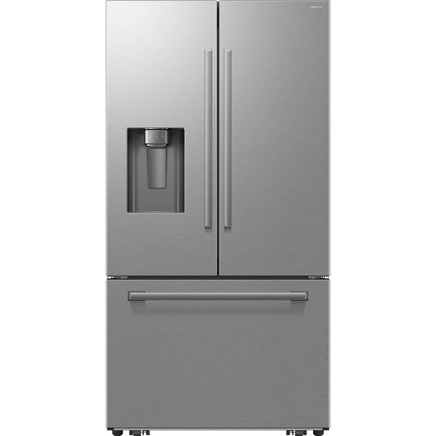  Samsung French 3-Door Refrigerator with Water and Ice Dispensing System RF70H30HERAA IMAGE 1