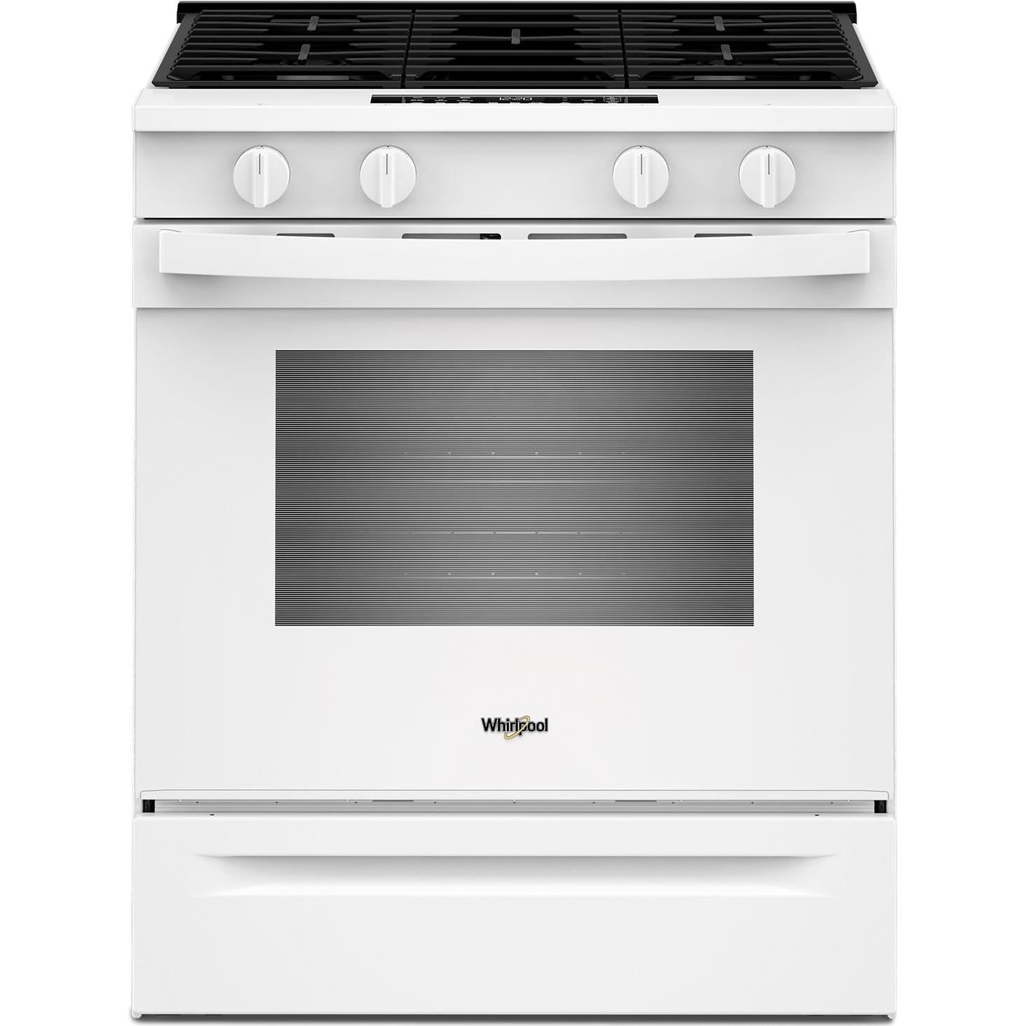  Whirlpool 30-inch Slide-in Gas Range with Air Cooking Technology WSGS4530TW IMAGE 1
