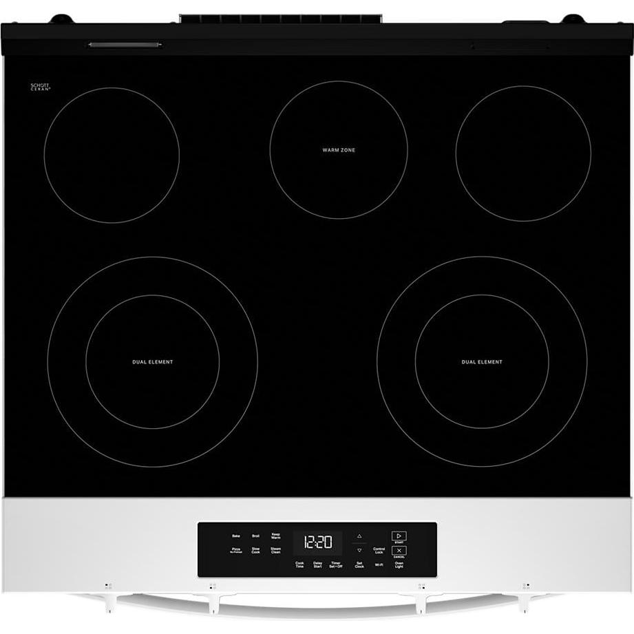  Whirlpool 30-inch Slide-in Electric Range with Wi-Fi YWSES3330TW IMAGE 3