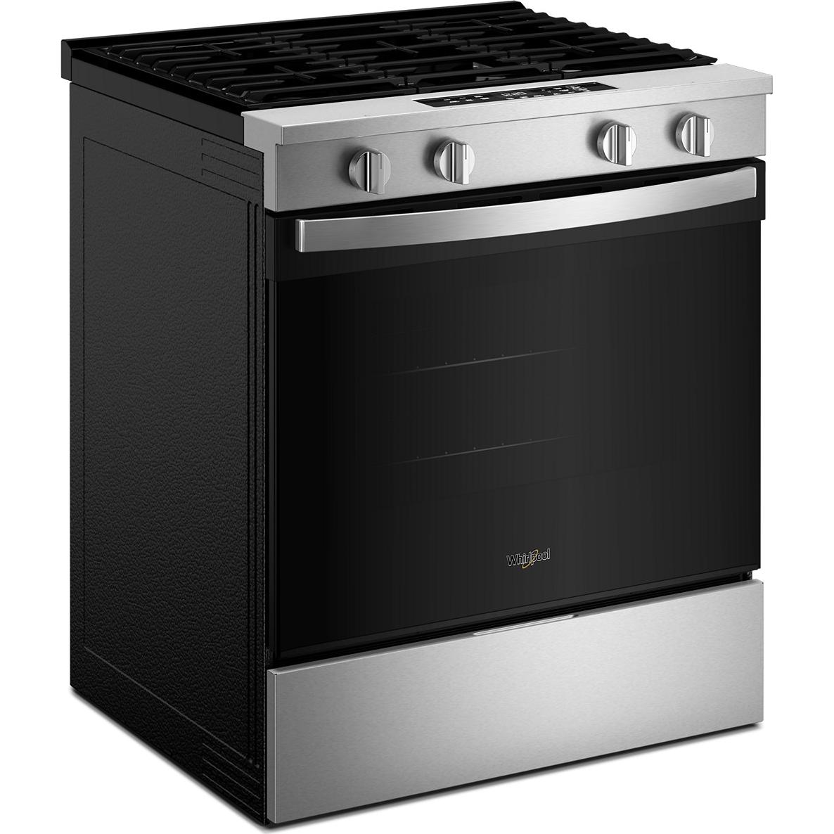  Whirlpool 30-inch Slide-in Gas Range with Wi-Fi WSGS3330TS IMAGE 5