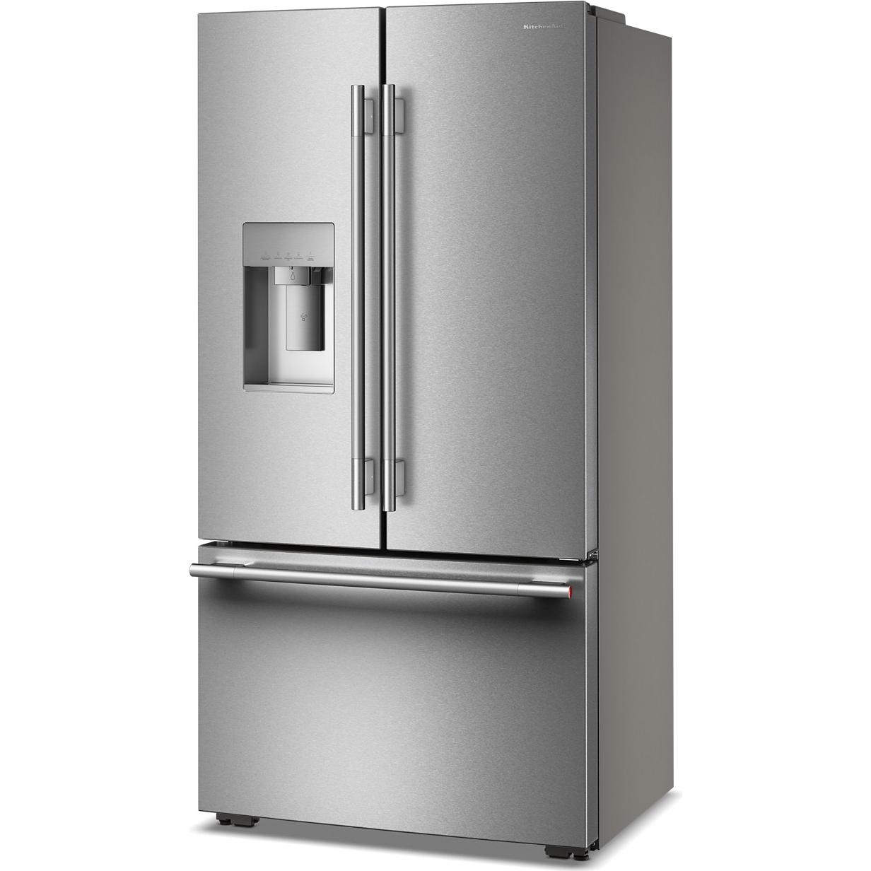  KitchenAid 36-inch, 23.9 cu. ft. Counter-Depth French 3-Door Refrigerator with Wi-Fi KRFC736SPS IMAGE 4
