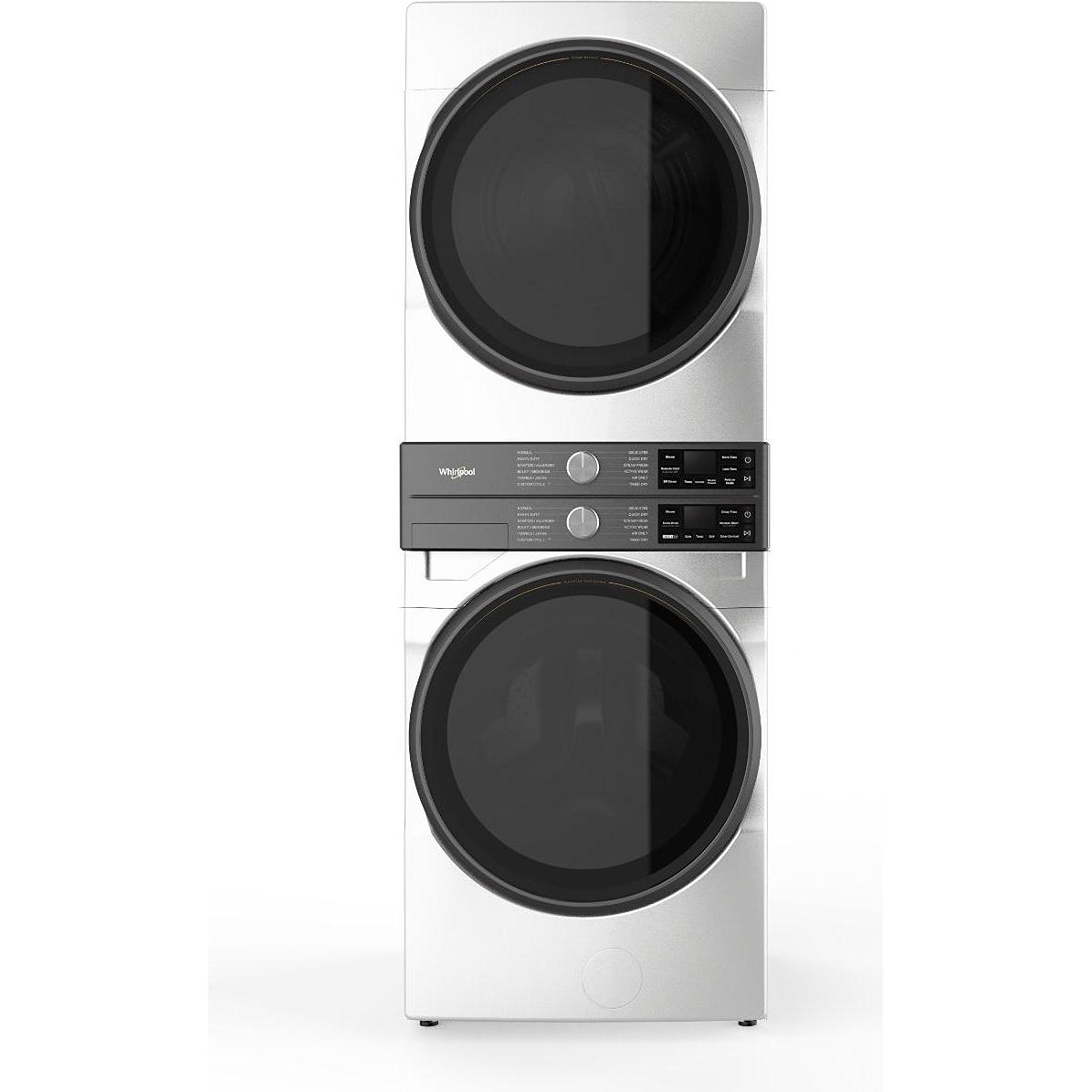  Whirlpool Stacked Washer/Dryer Gas Laundry Center WGF5727TW IMAGE 1