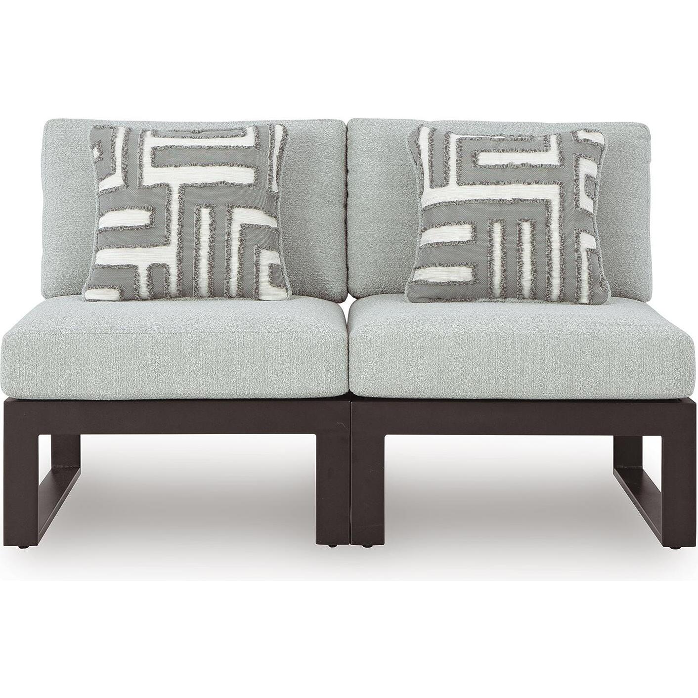  Signature Design by Ashley Beachloft P490P8 2 pc Outdoor Sectional IMAGE 1