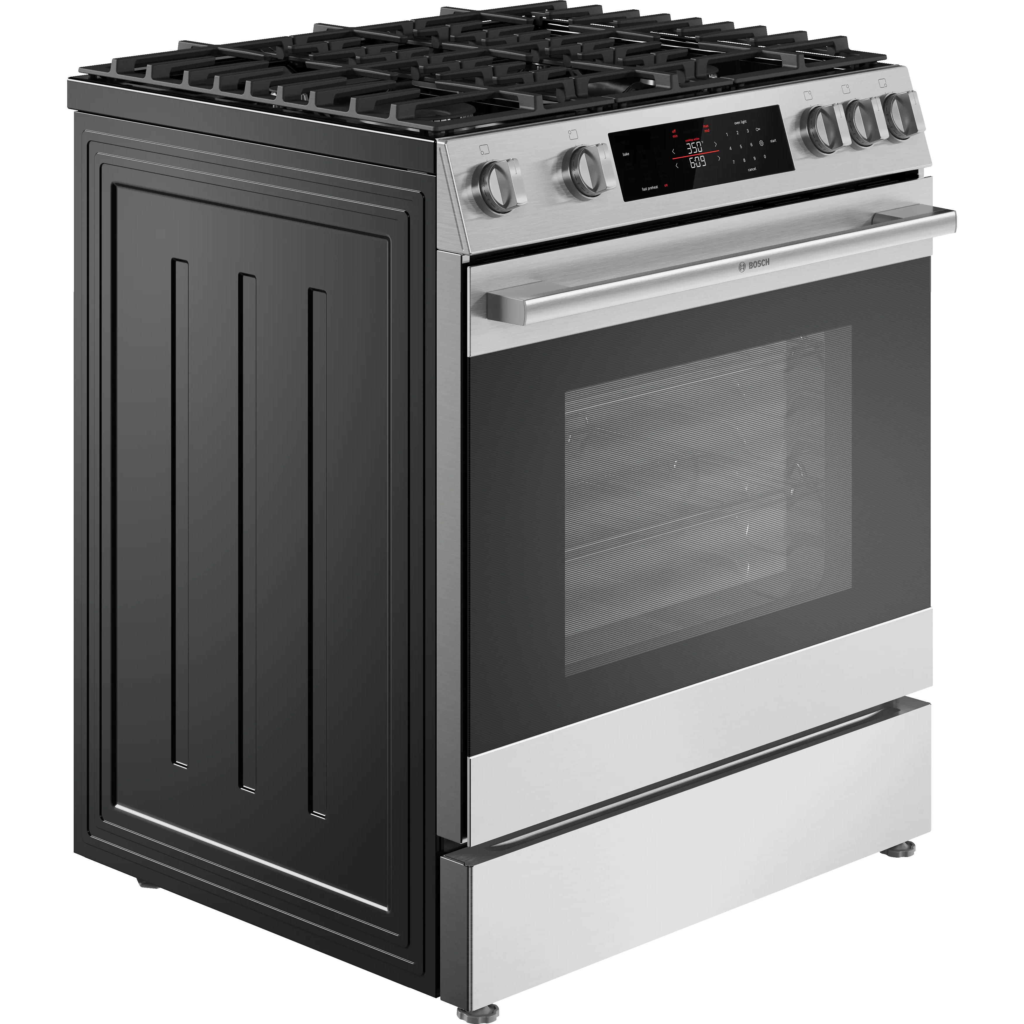  Bosch 300 Series Freestanding Gas Range Stainless Steel HGF3050MUC IMAGE 2