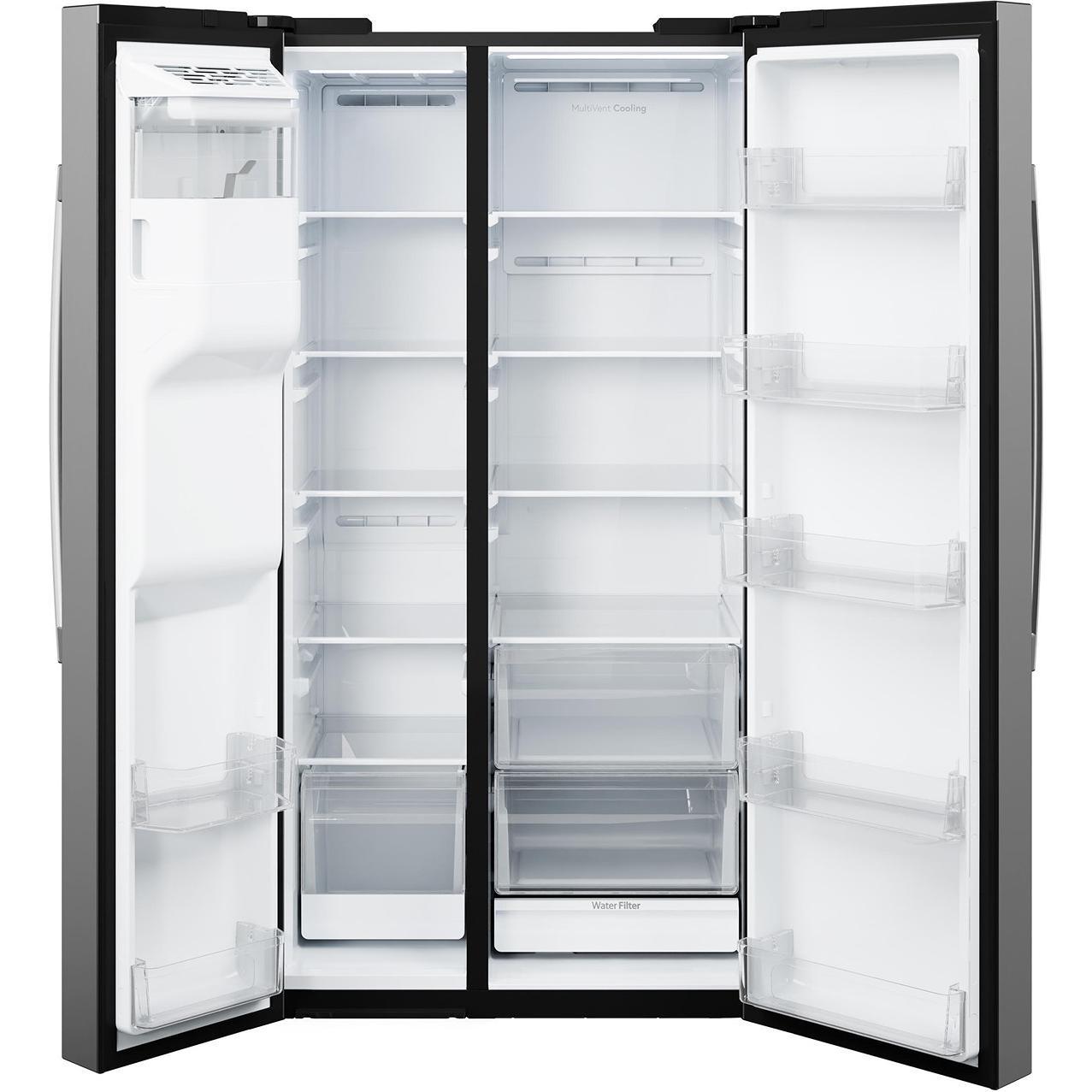 GE 27.9 cu. ft. Side-By-Side Refrigerator with Extra Tall Dispenser GSS28NYYFS IMAGE 4