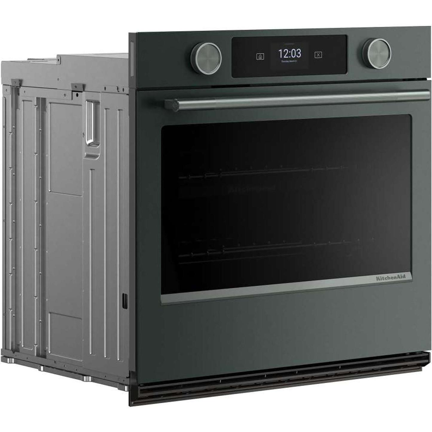  KitchenAid 30-inch Smart Electric Single Wall Oven with Intelligent Cooking Camera KOES930SJP IMAGE 4