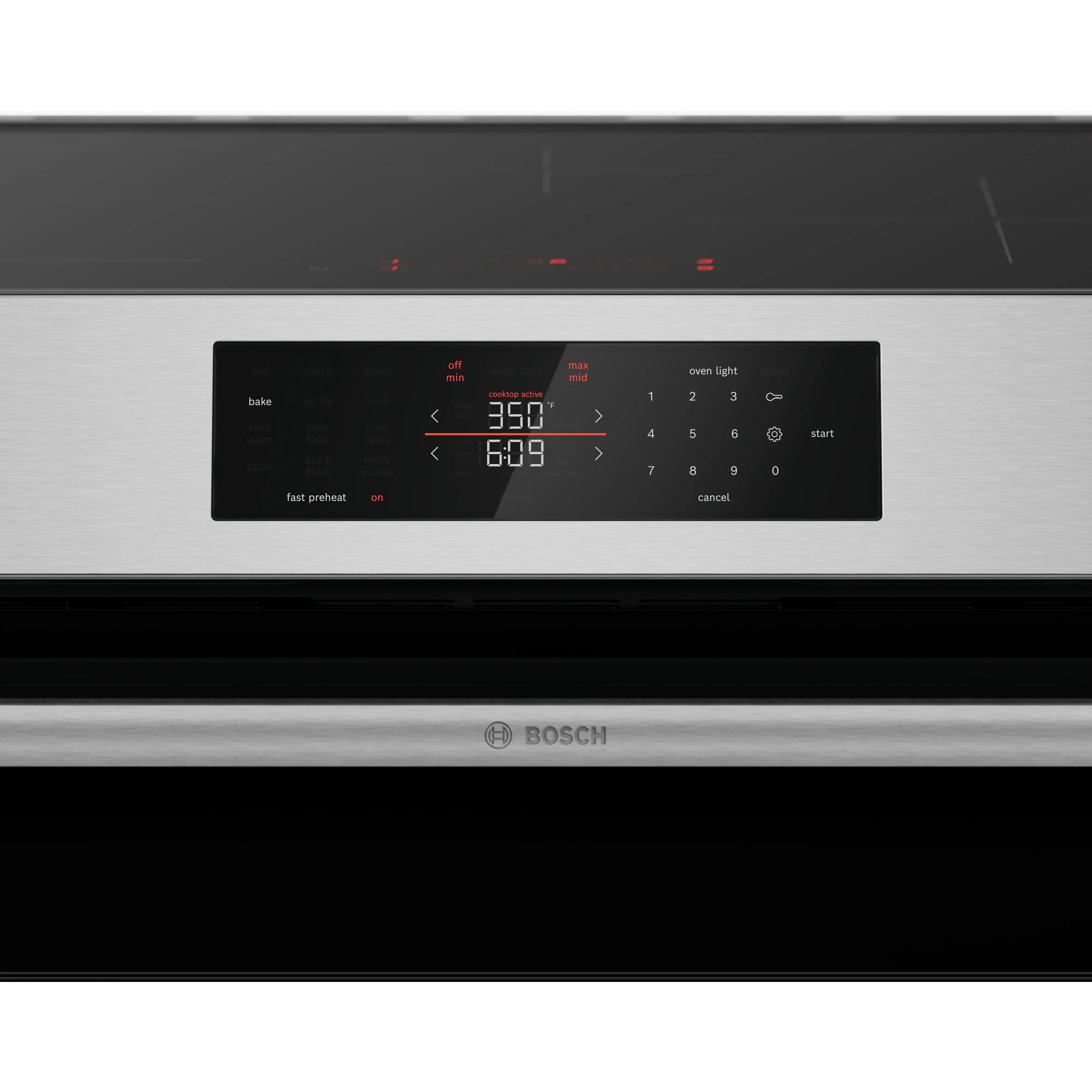  Bosch 300 Series Induction Freestanding Range HIF3050MC IMAGE 7