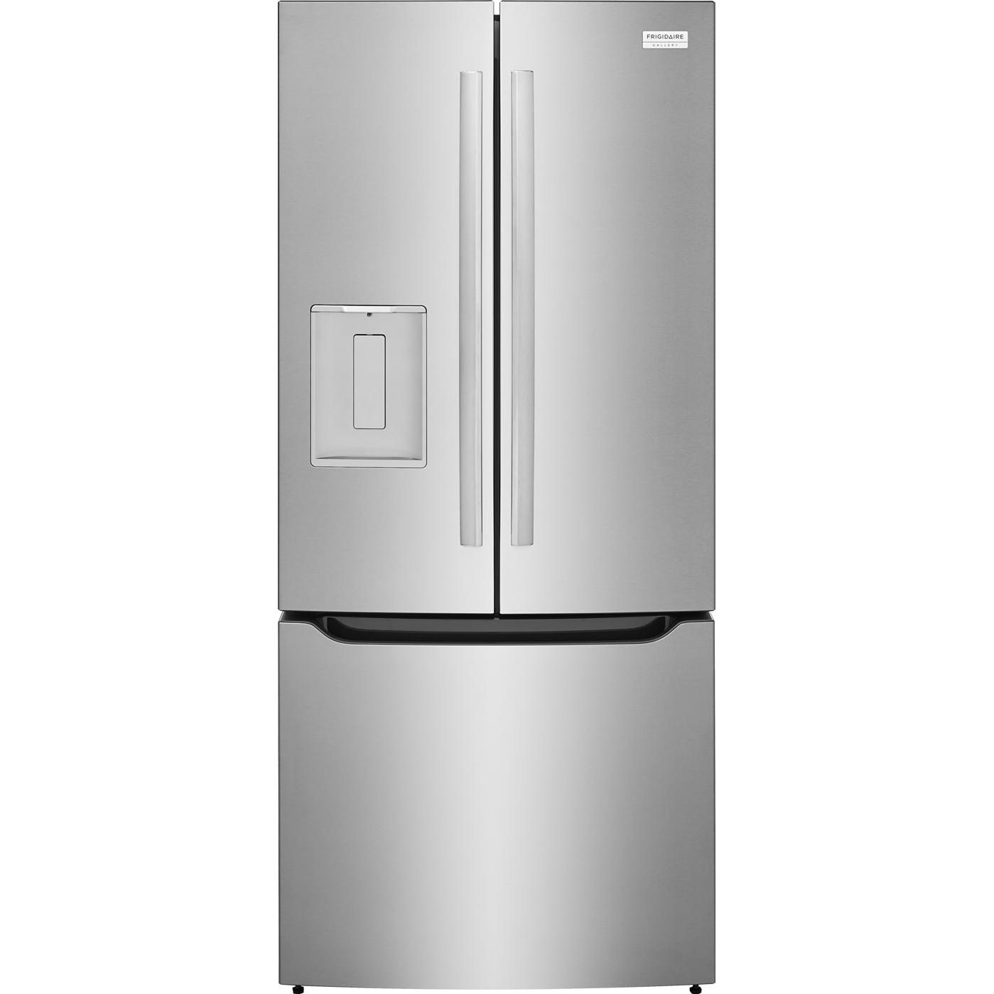  Frigidaire Gallery 30-inch, 20 Cu. Ft. French Door Refrigerator with Ice Maker GRFS2023AF IMAGE 1