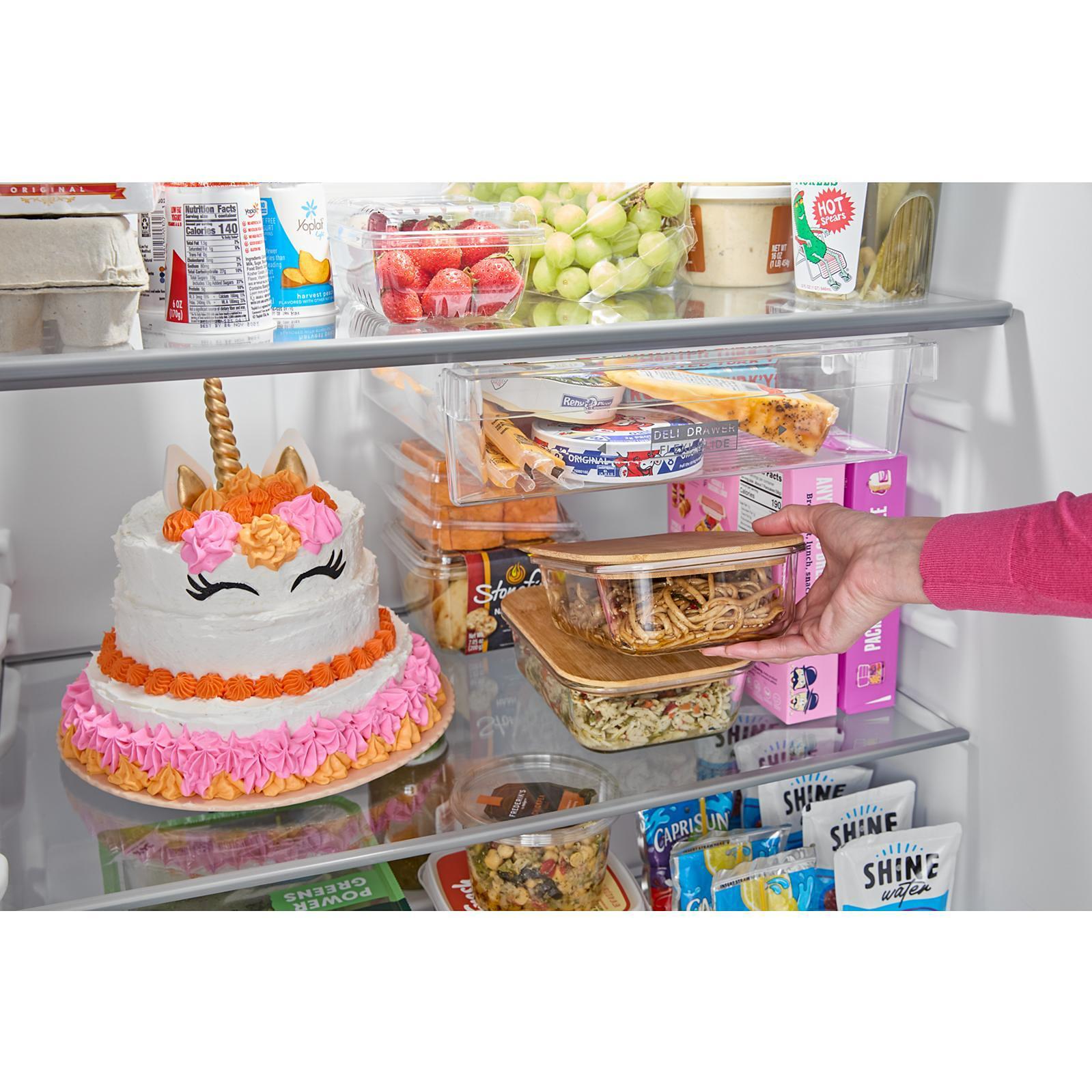  Whirlpool 28-inch, 14 cu. ft. Top Freezer Refrigerator with Total Coverage Cooling WRTX3314TZ IMAGE 4