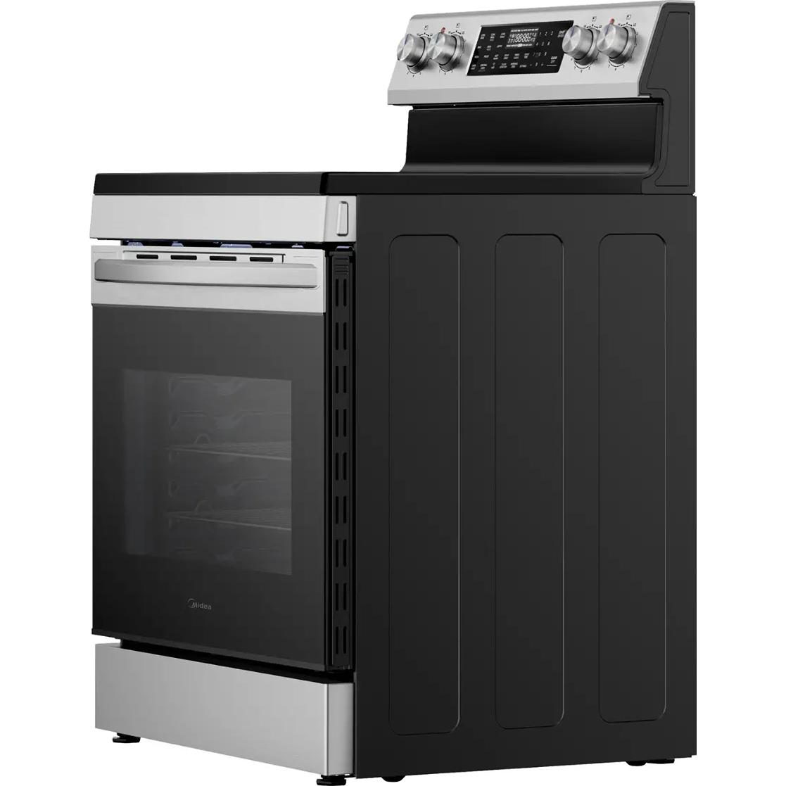  Midea 6.3 Cu. Ft. Freestanding Electric Range with Air Fry MER30A15ASTC IMAGE 3