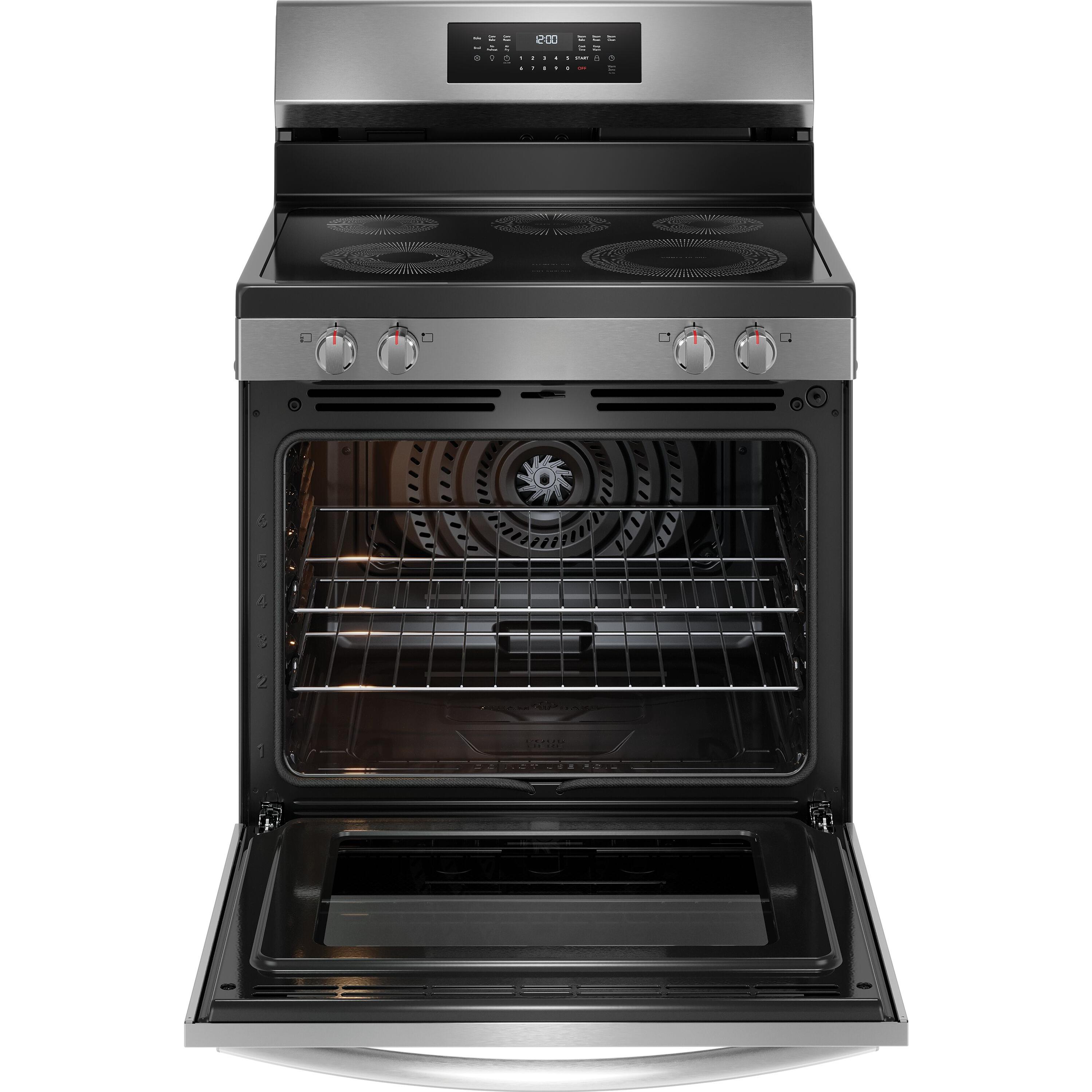  Frigidaire Gallery 30-inch Freestanding Electric Range with Air Fry Technology GCREC059BF IMAGE 3
