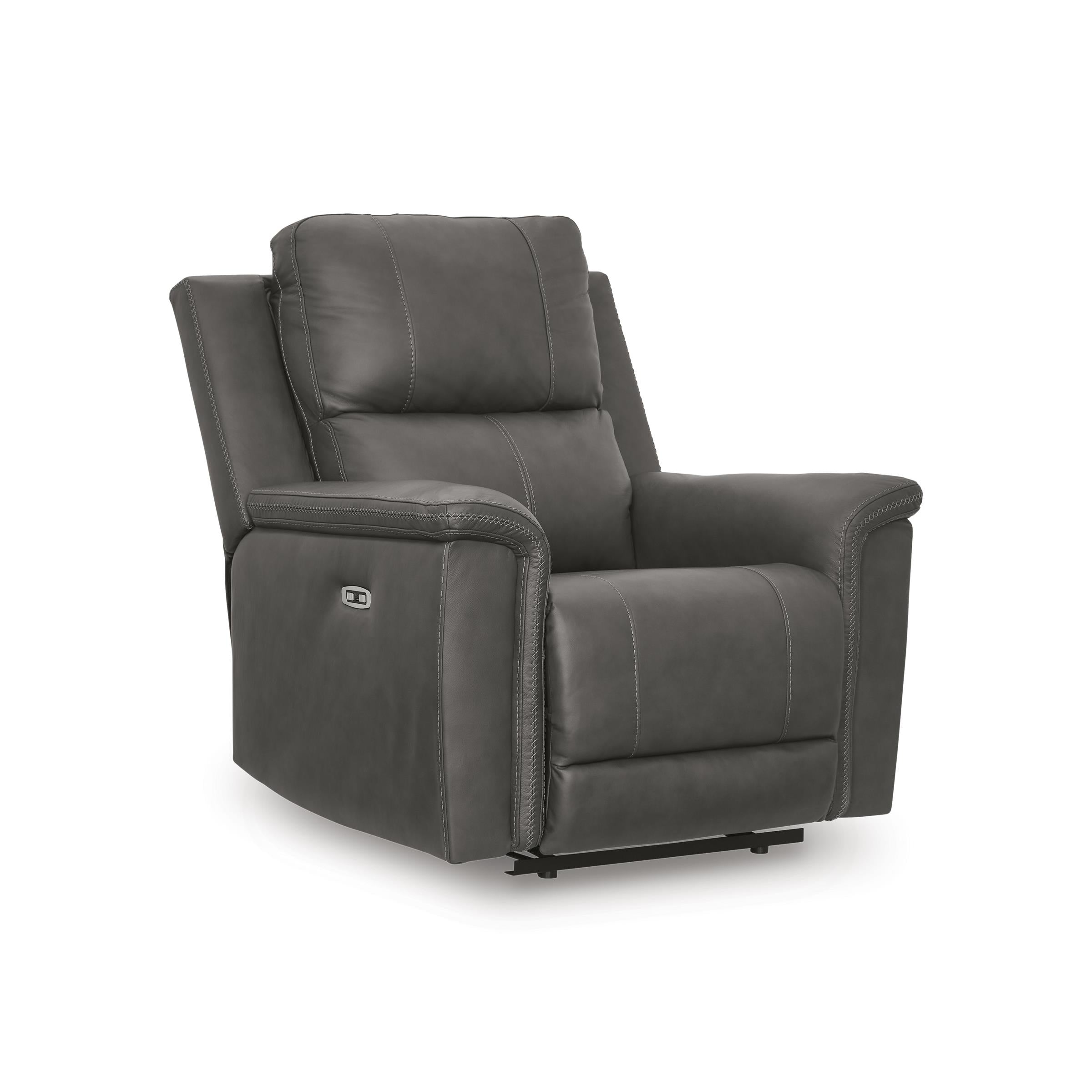  Signature Design by Ashley Bleckley Power Leather Match Recliner PCU1200013C IMAGE 1