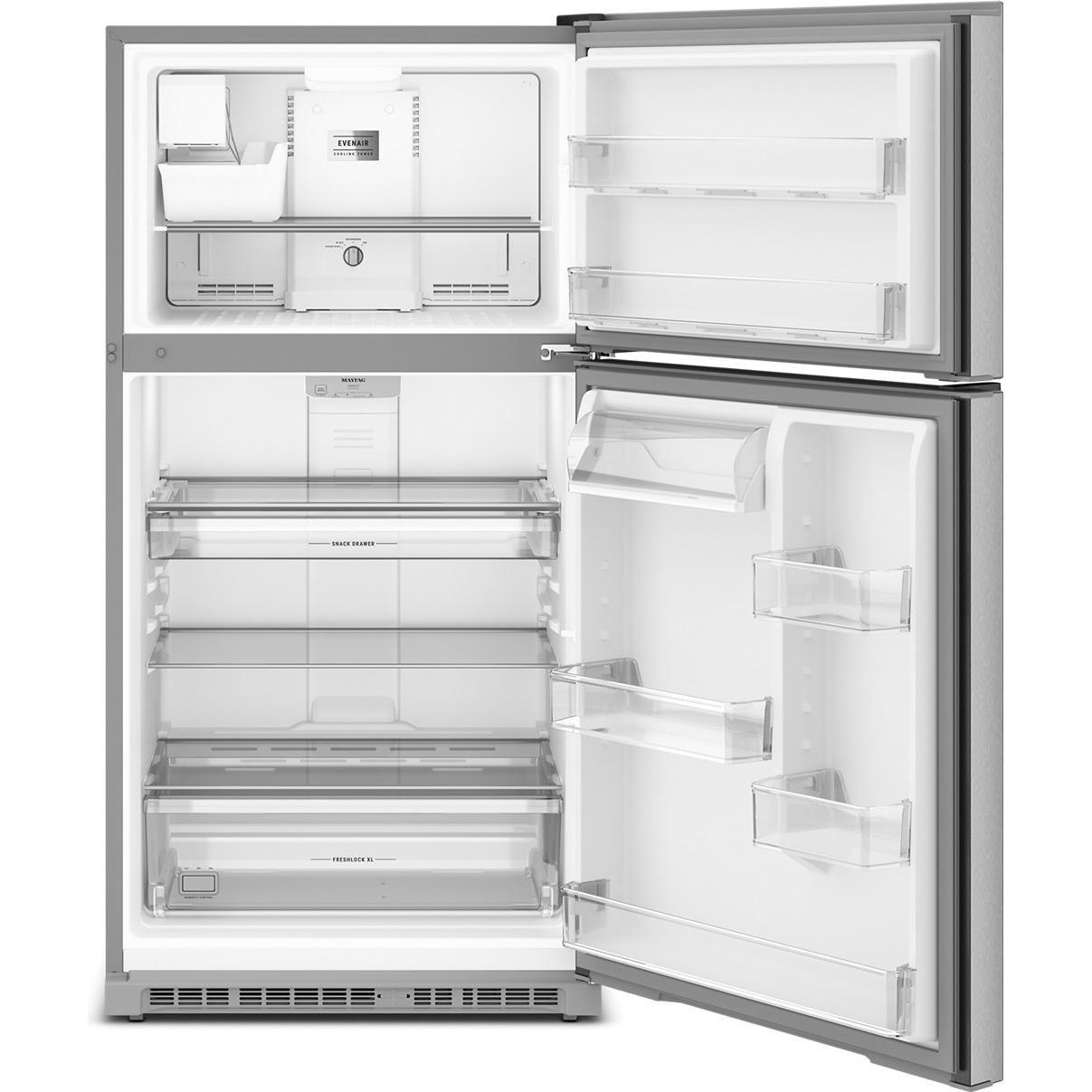  Maytag 33-inch, 21.3 cu. ft. Freestanding Top Freezer Refrigerator with EvenAir™ Cooling Tower MRTX7621TZ IMAGE 2