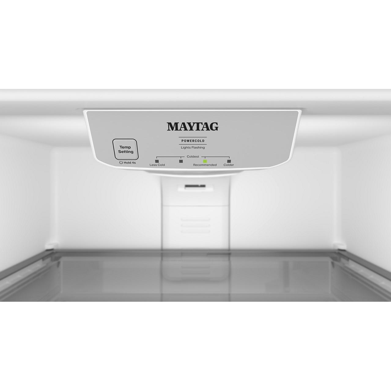  Maytag 33-inch, 21.3 cu. ft. Freestanding Top Freezer Refrigerator with EvenAir™ Cooling Tower MRTX5121TB IMAGE 6