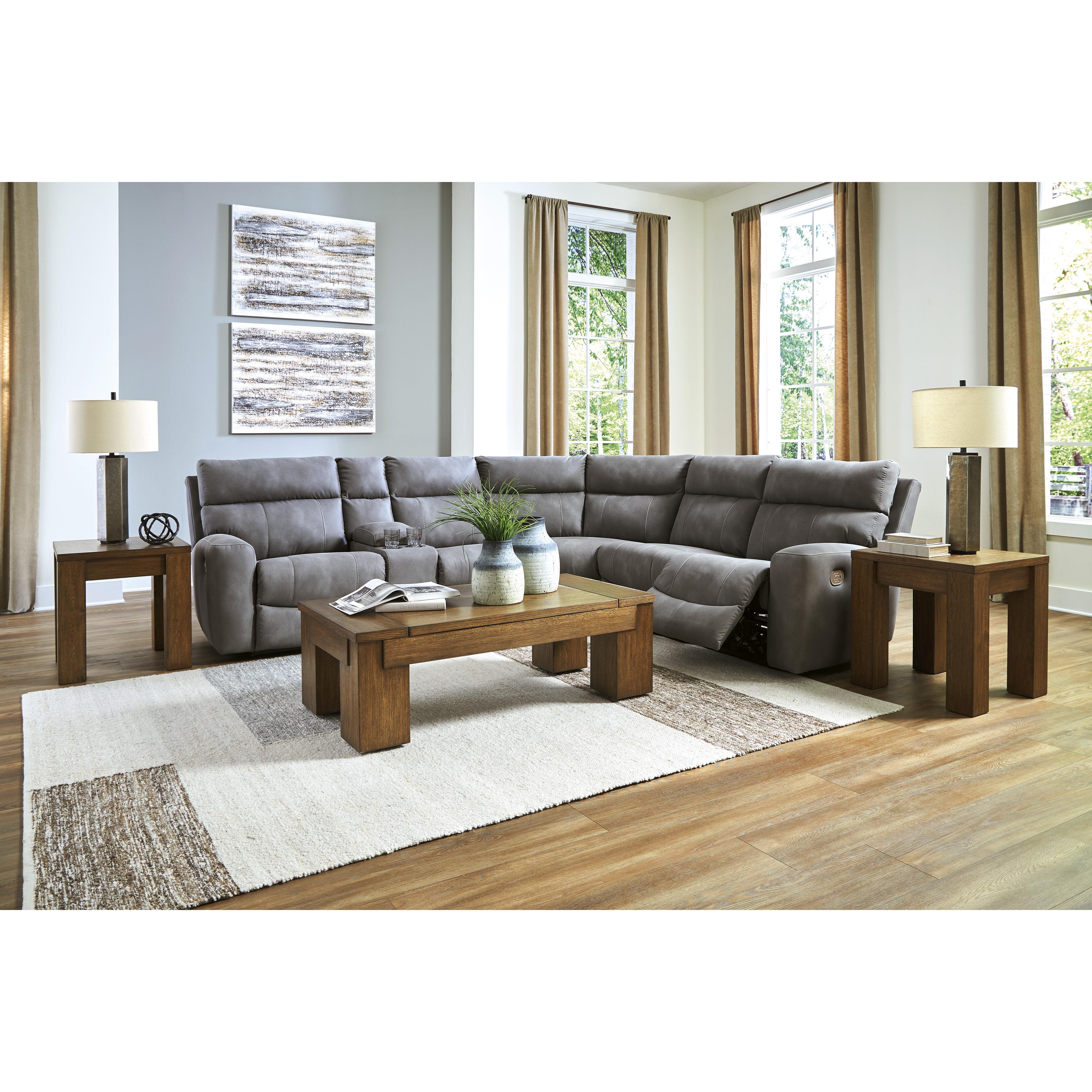  Signature Design by Ashley Next-Gen DuraPella Power Reclining Leather Look 6 pc Sectional 6100358C/6100357C/6100331C/6100377C/6100346C/6100362C IMAGE 4