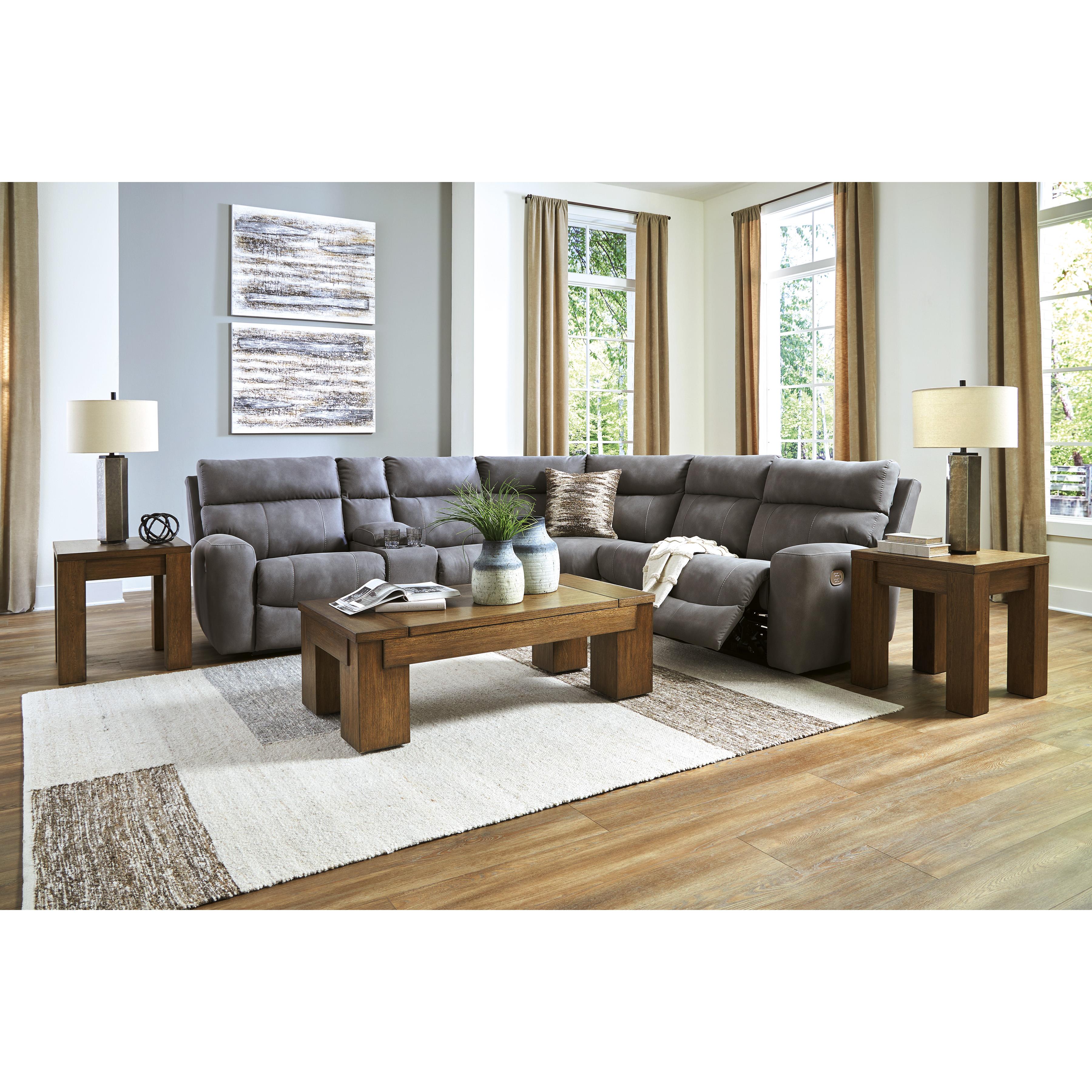  Signature Design by Ashley Next-Gen DuraPella Power Reclining Leather Look 6 pc Sectional 6100358C/6100357C/6100331C/6100377C/6100346C/6100362C IMAGE 7