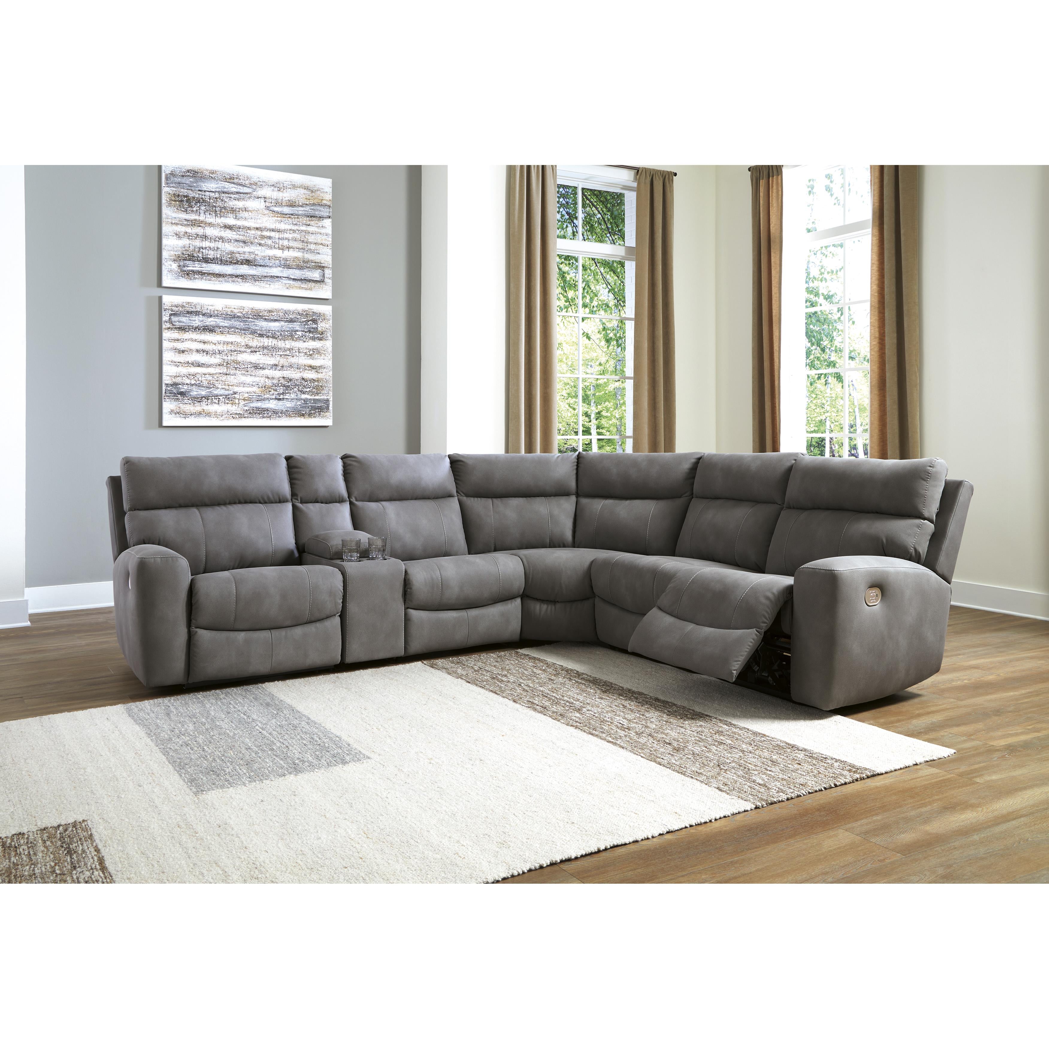  Signature Design by Ashley Next-Gen DuraPella Power Reclining Leather Look 6 pc Sectional 6100358C/6100357C/6100331C/6100377C/6100346C/6100362C IMAGE 8