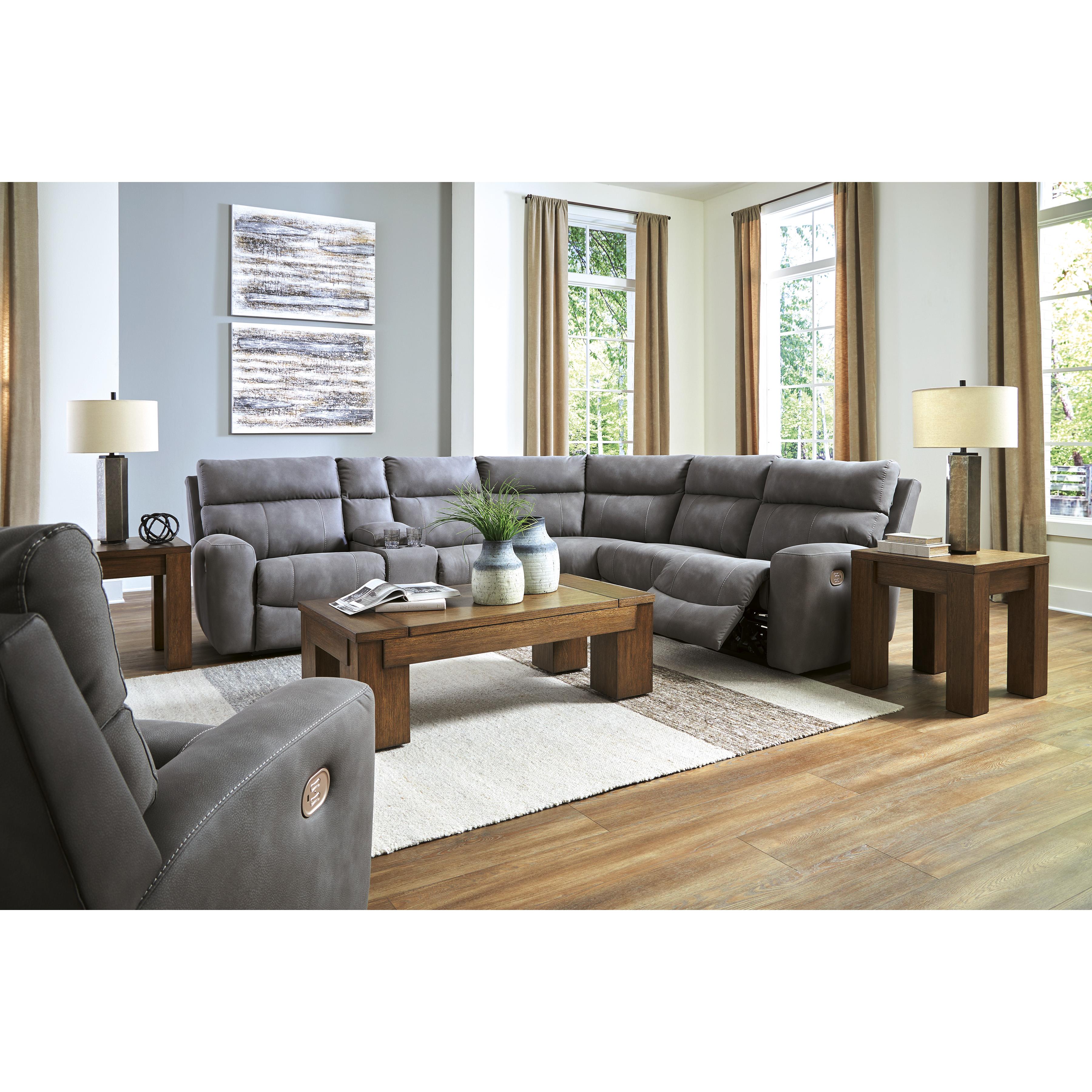  Signature Design by Ashley Next-Gen DuraPella Power Reclining Leather Look 6 pc Sectional 6100358C/6100357C/6100331C/6100377C/6100346C/6100362C IMAGE 9