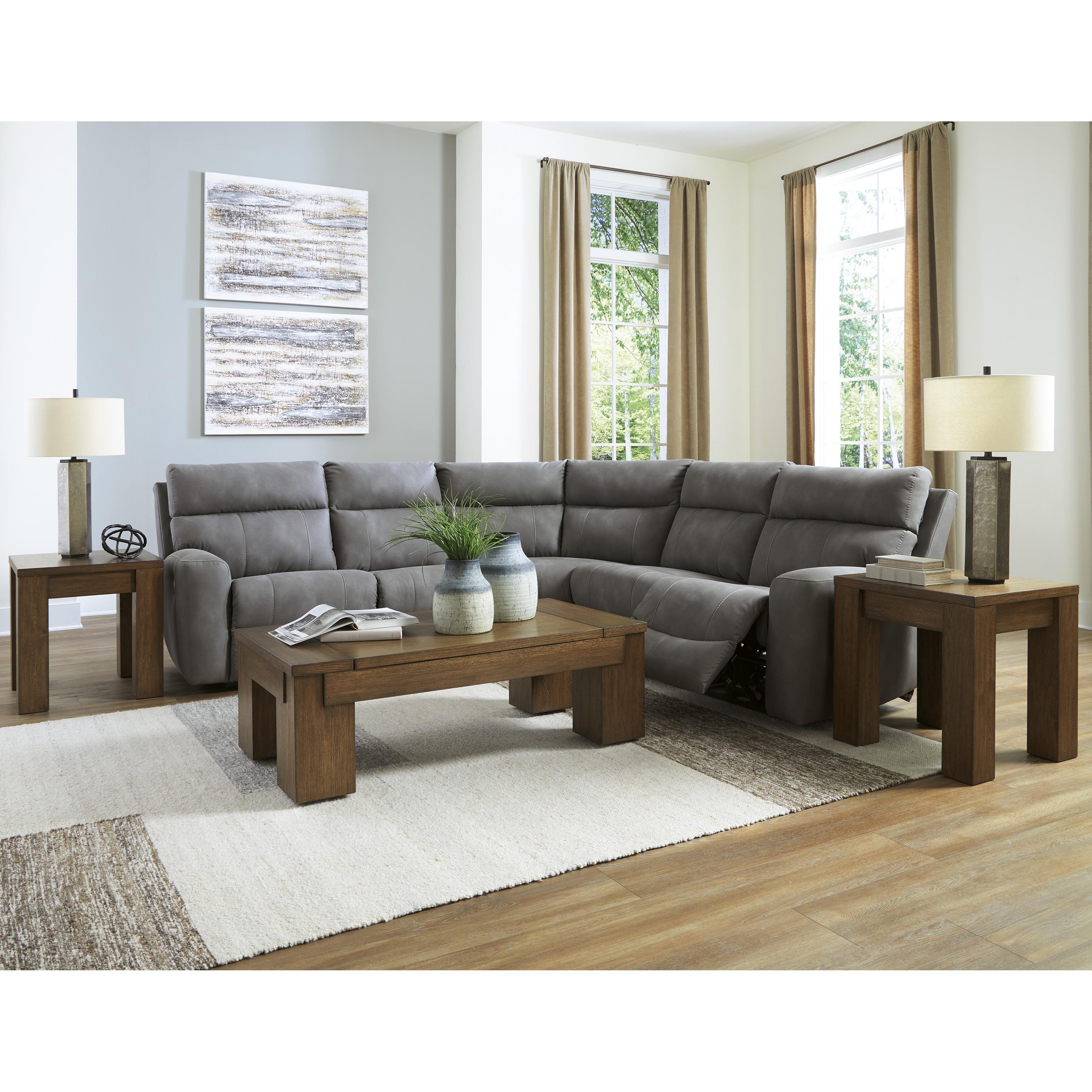  Signature Design by Ashley Next-Gen DuraPella Power Reclining Leather Look 5 pc Sectional 6100358C/6100346C/6100377C/6100346C/6100362C IMAGE 5